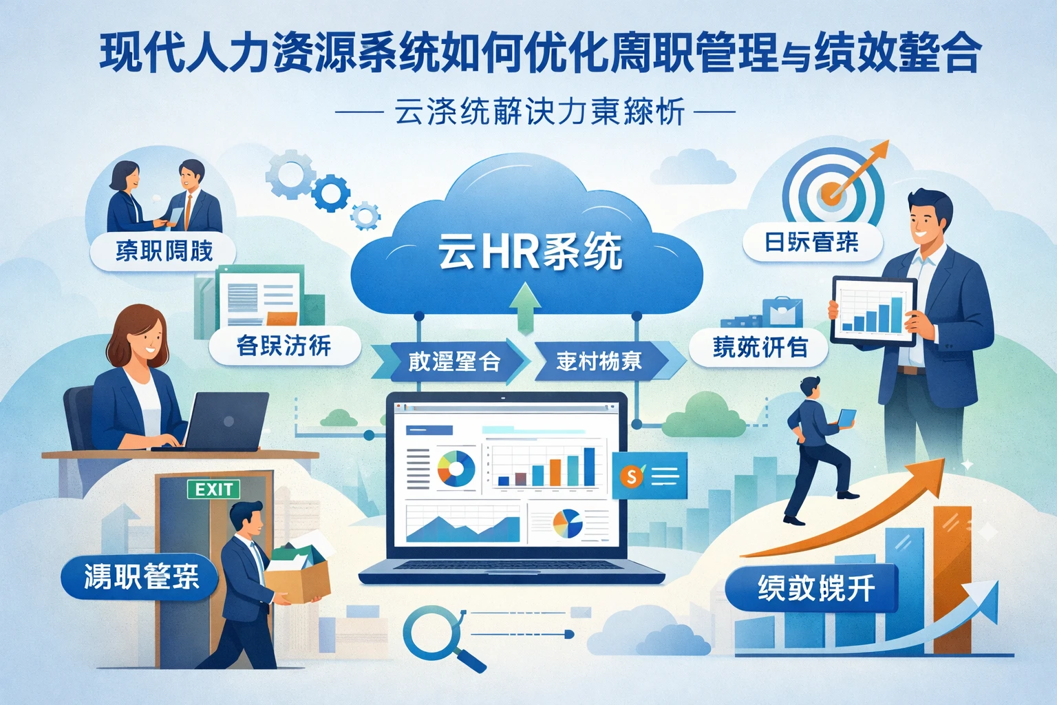 现代人力资源系统如何优化离职管理与绩效整合——云系统解决方案探析