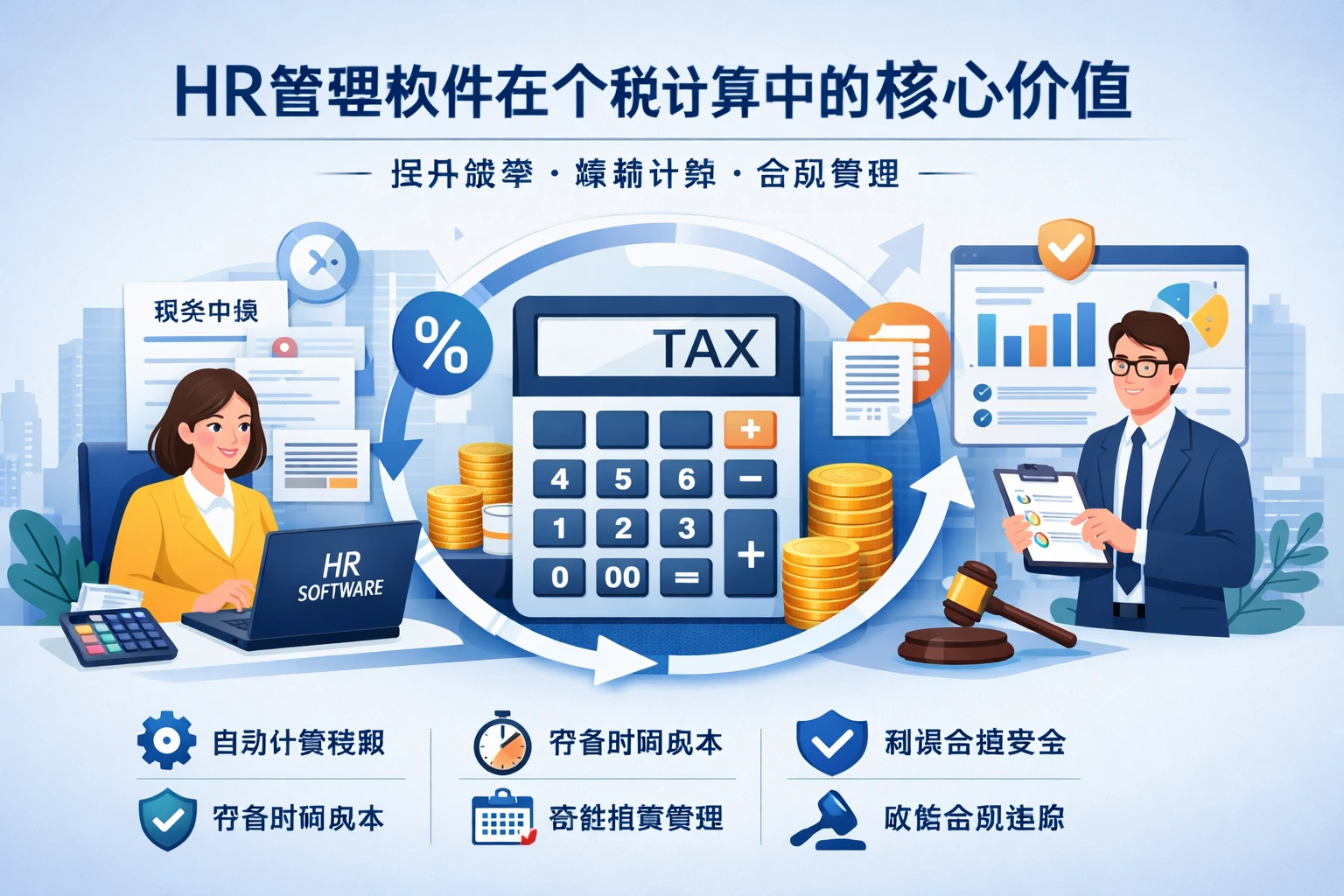HR管理软件在个税计算中的核心价值