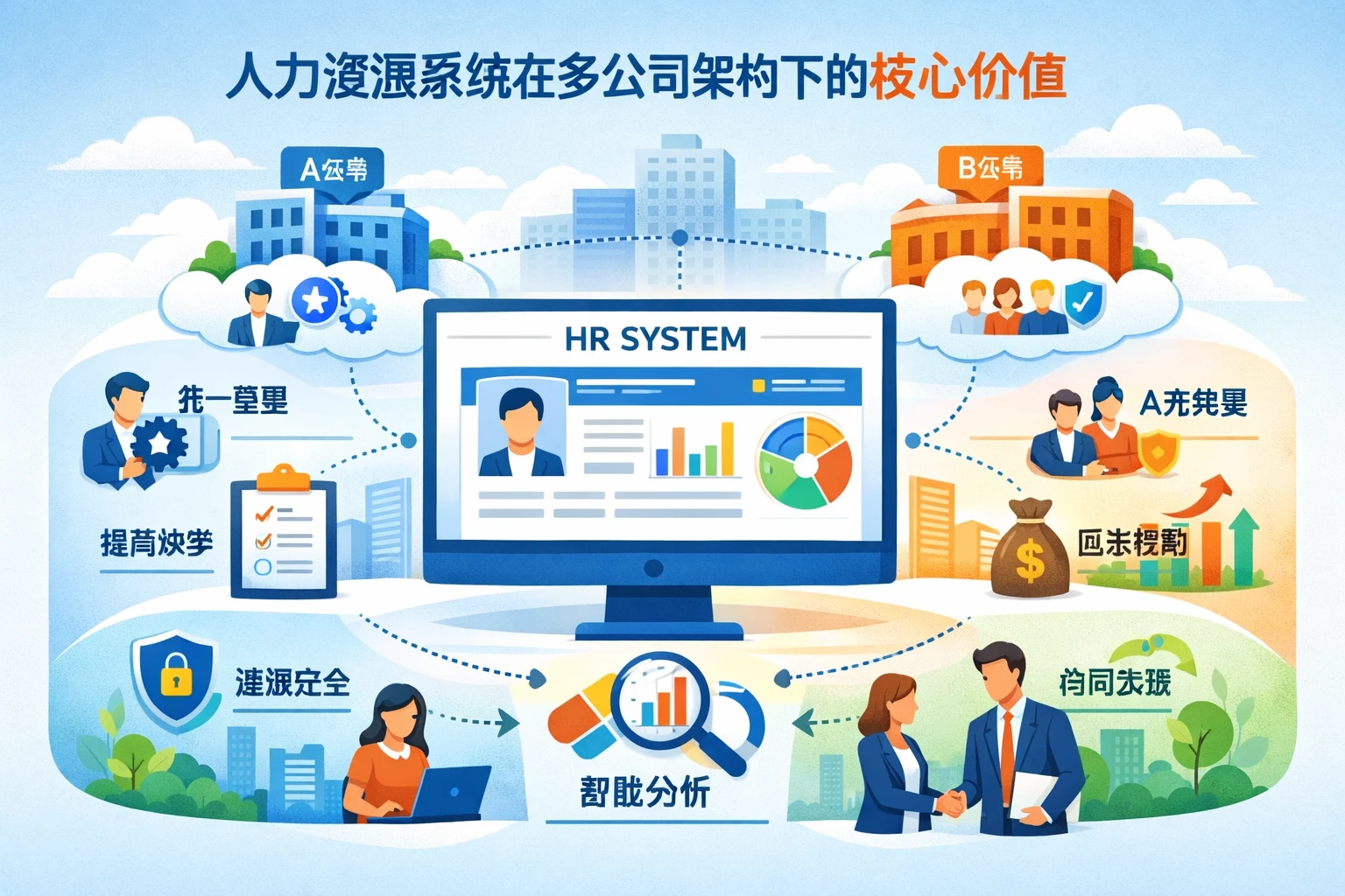 人力资源系统在多公司架构下的核心价值