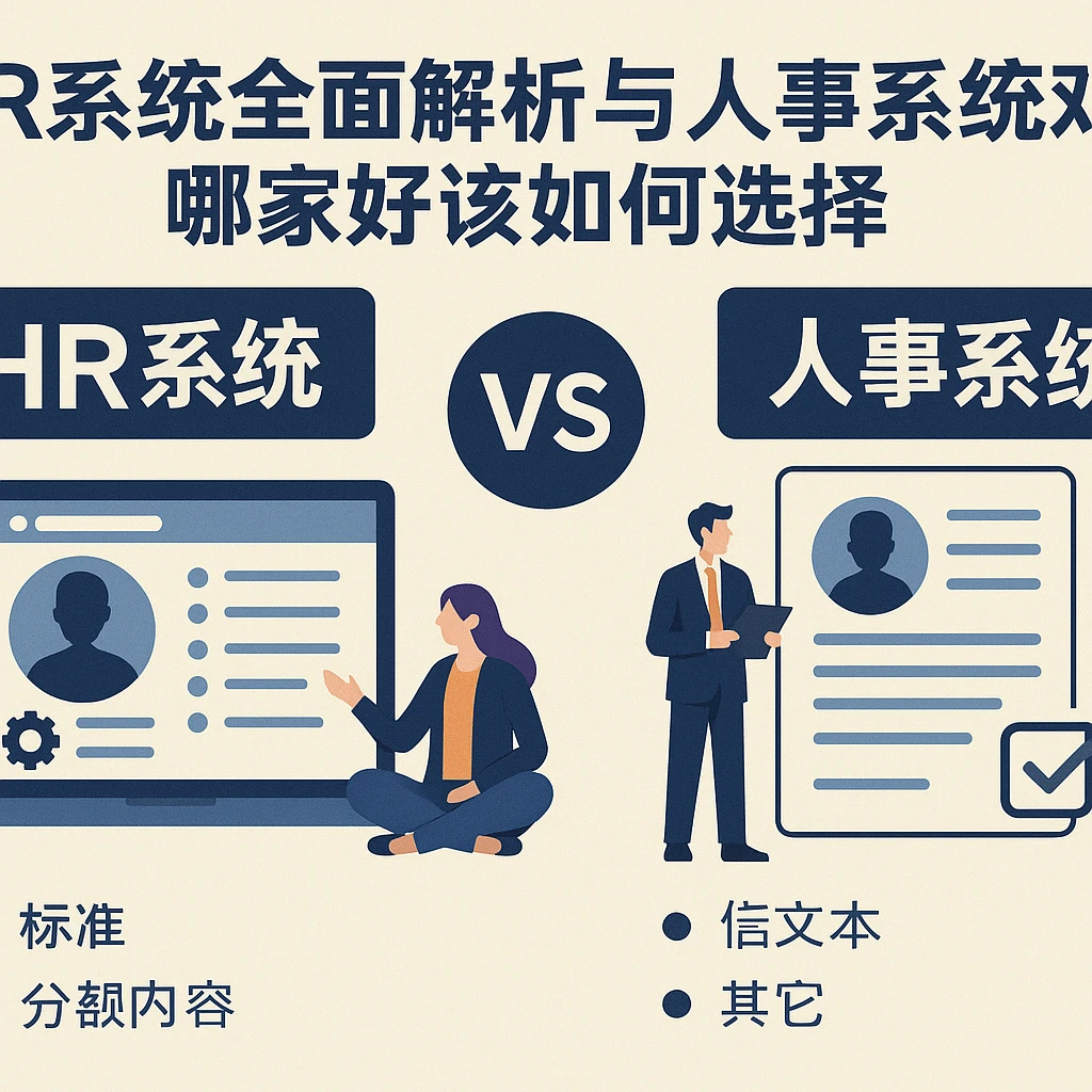 HR系统全面解析与人事系统对比:哪家好该如何选择
