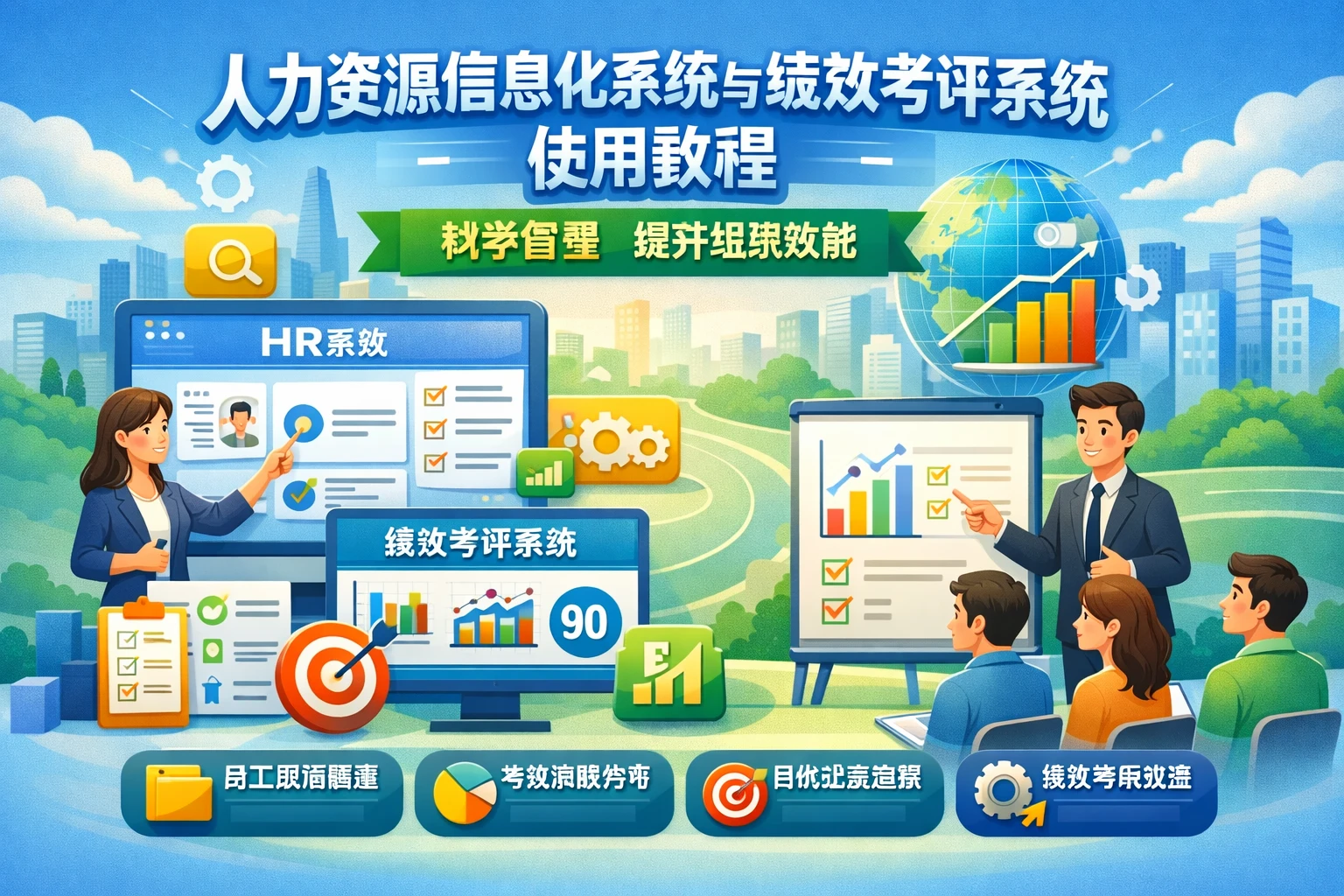 人力资源信息化系统与绩效考评系统使用教程:科学管理提升组织效能