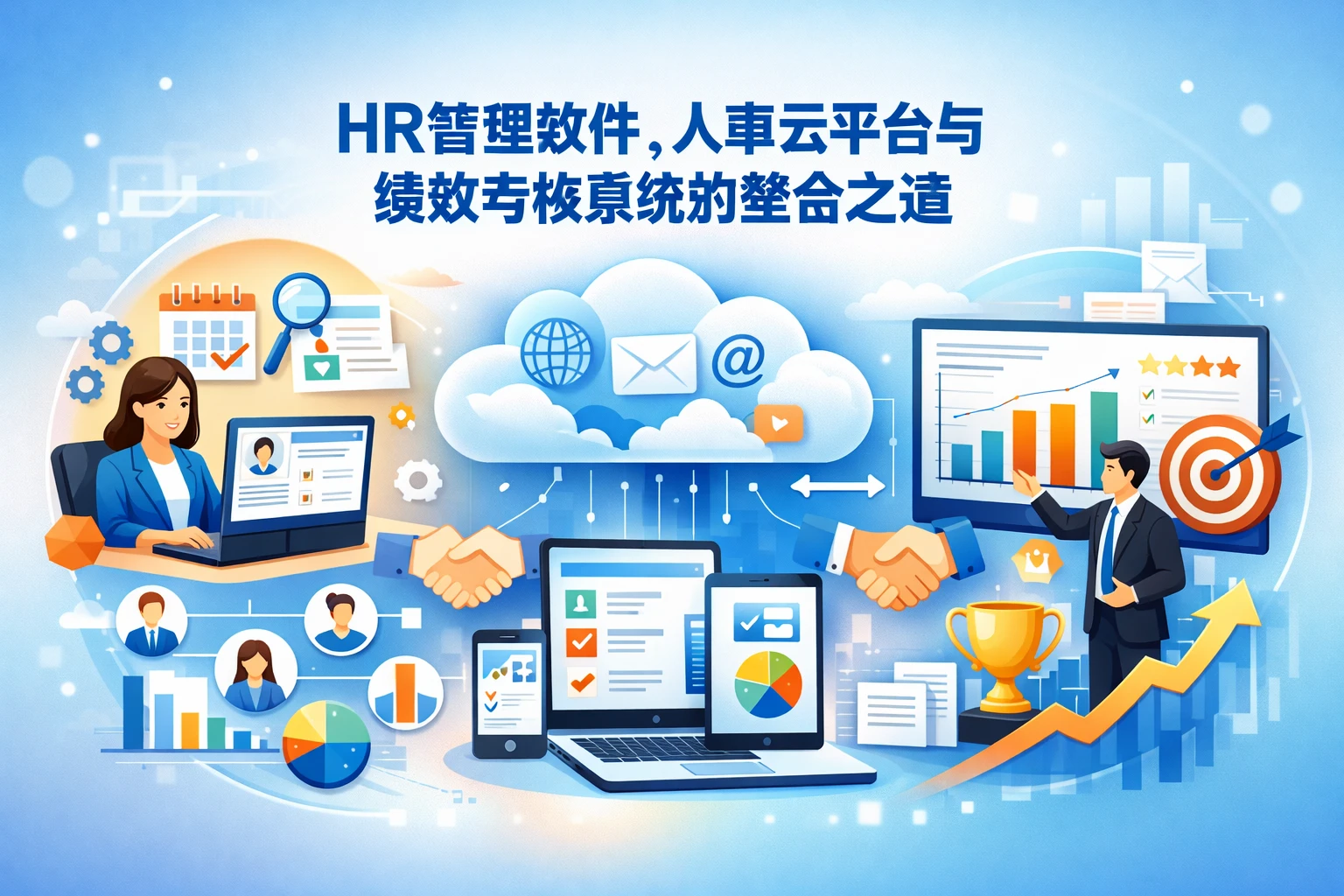 HR管理软件、人事云平台与绩效考核系统的整合之道