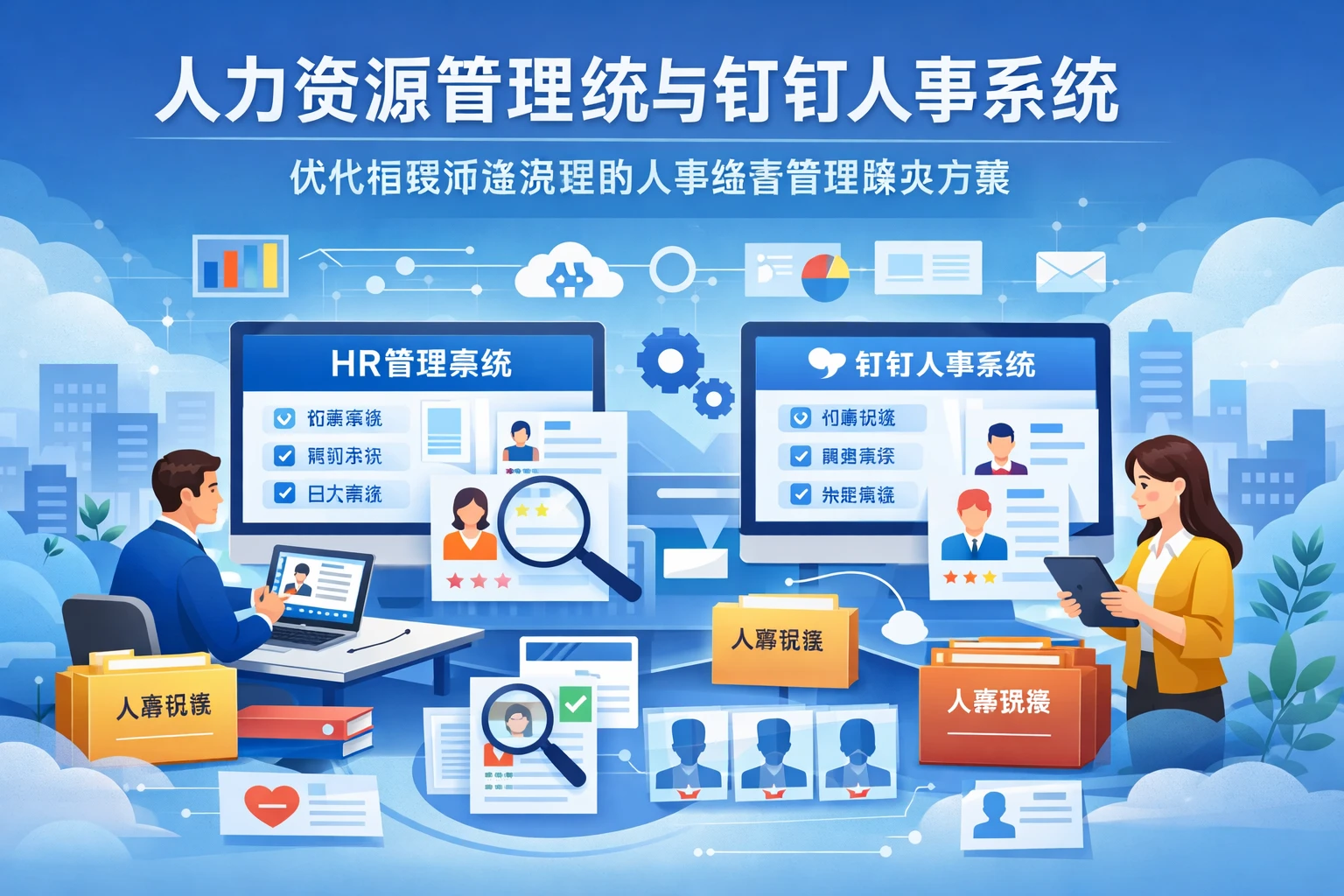 人力资源管理系统与钉钉人事系统：优化招聘筛选流程的人事档案管理解决方案