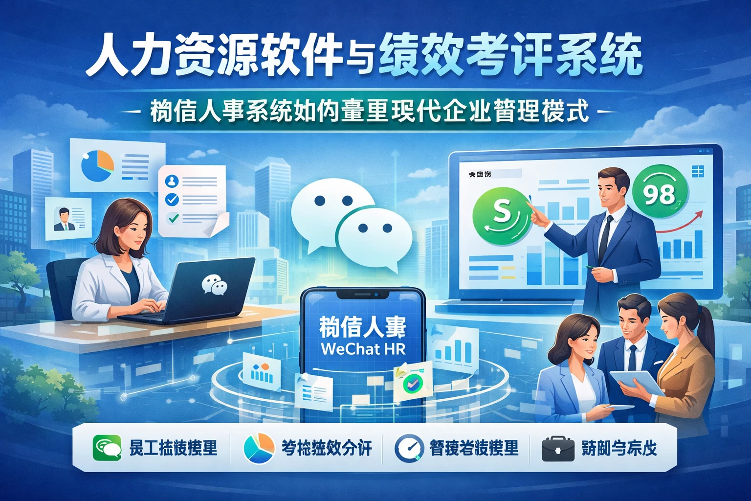 人力资源软件与绩效考评系统：微信人事系统如何重塑现代企业管理模式