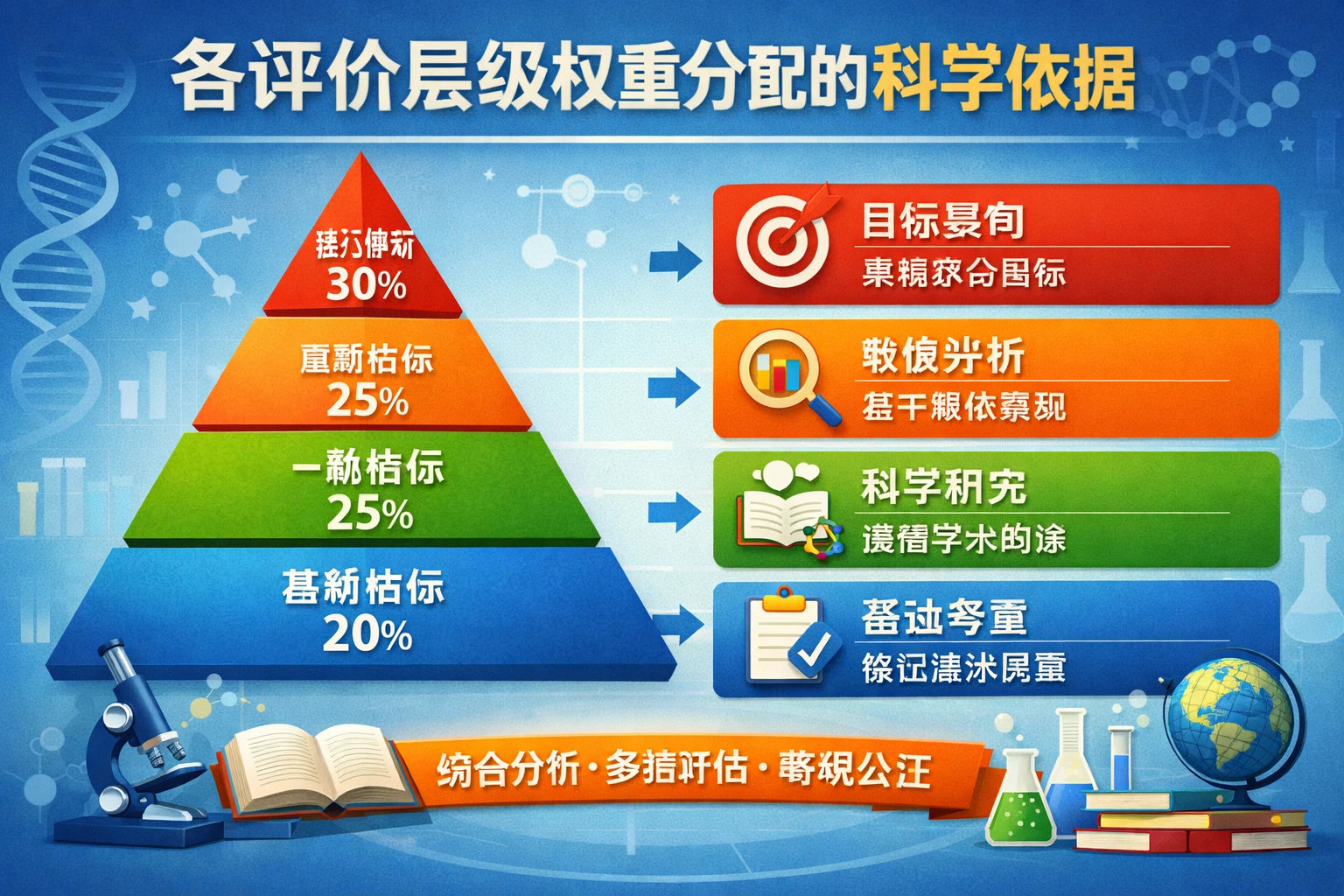 各评价层级权重分配的科学依据