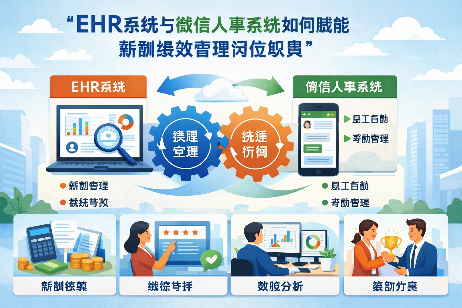 ehr系统与微信人事系统如何赋能薪酬绩效管理岗位职责