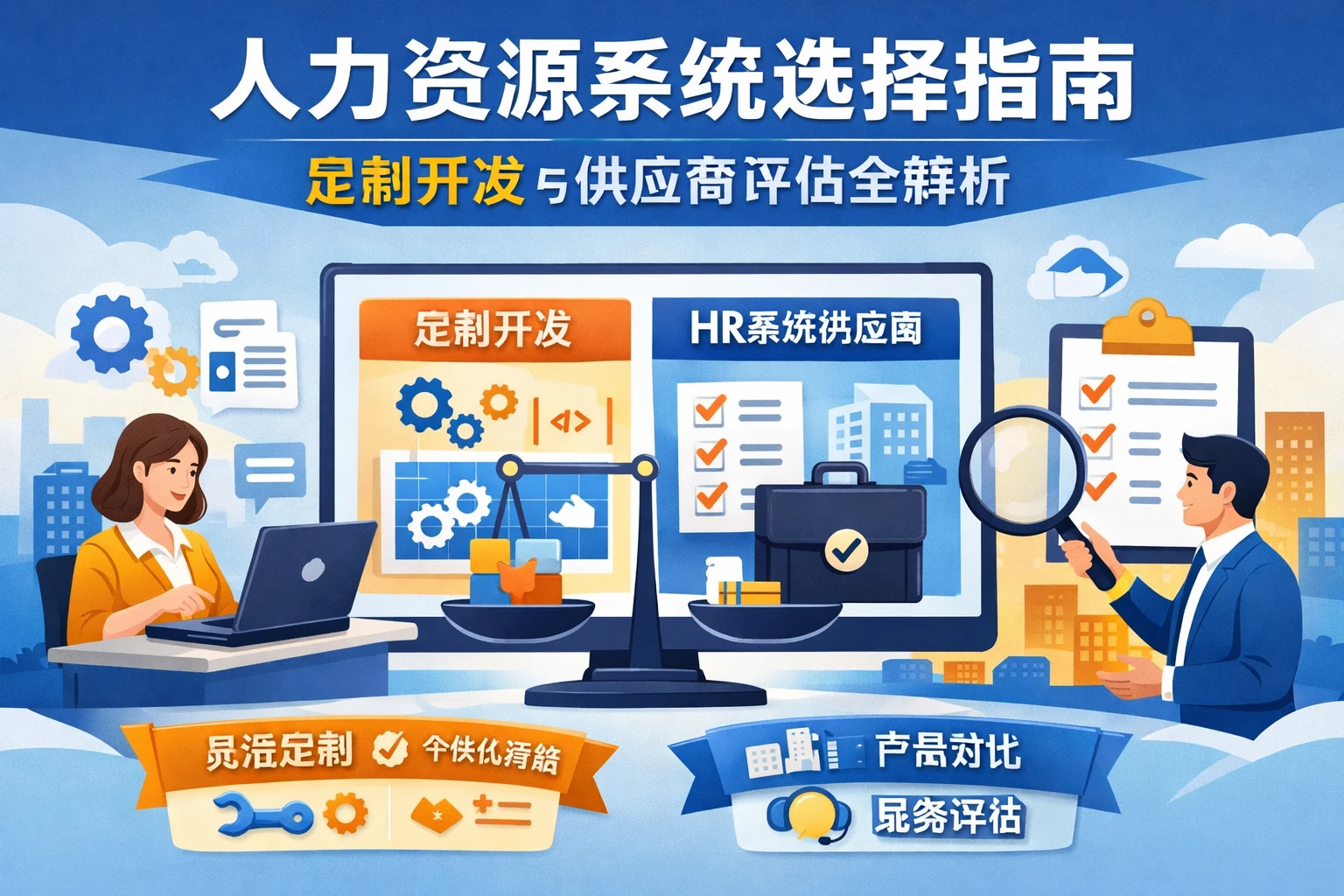 人力资源系统选择指南：定制开发与供应商评估全解析