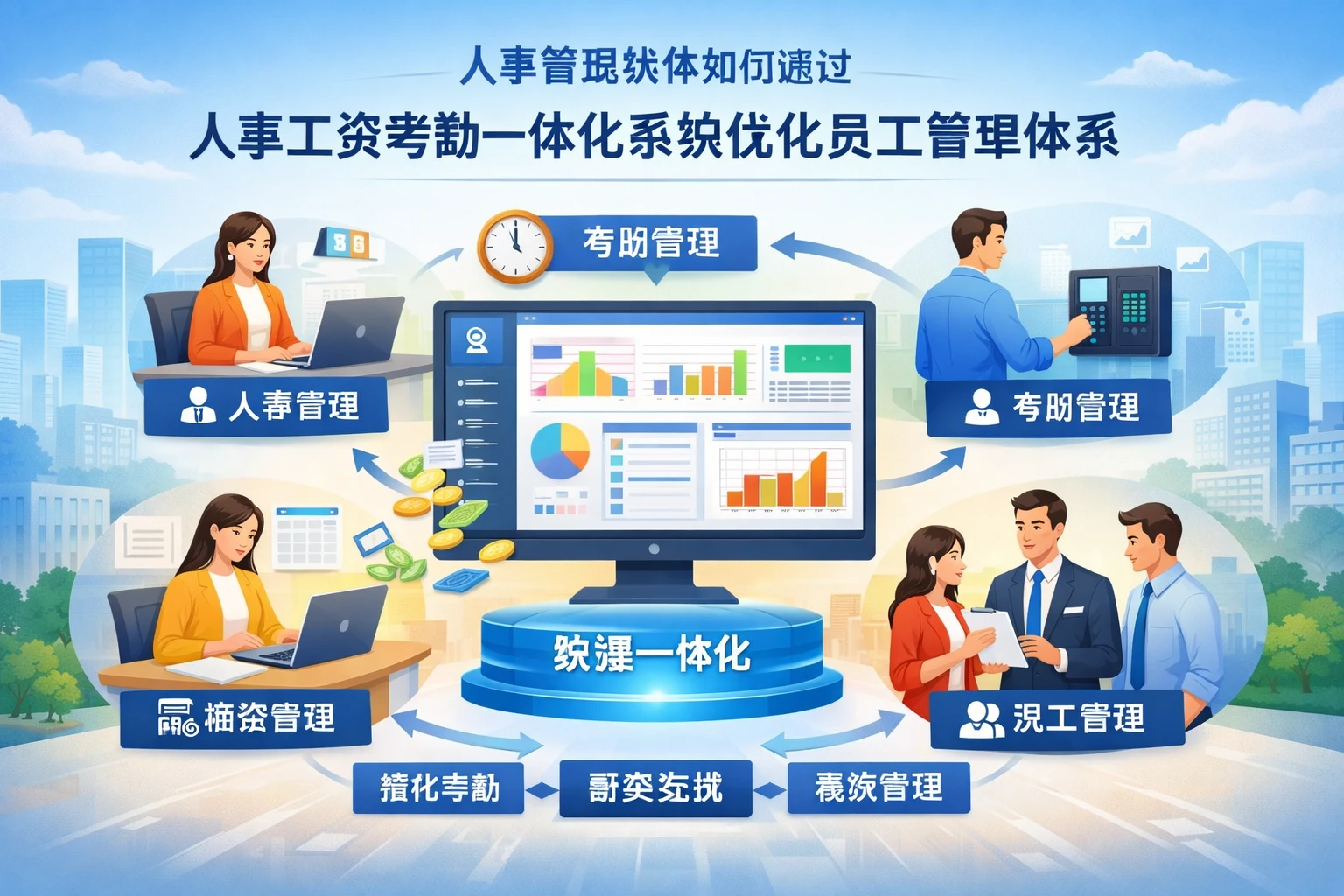 人事管理软件如何通过人事工资考勤一体化系统优化员工管理体系