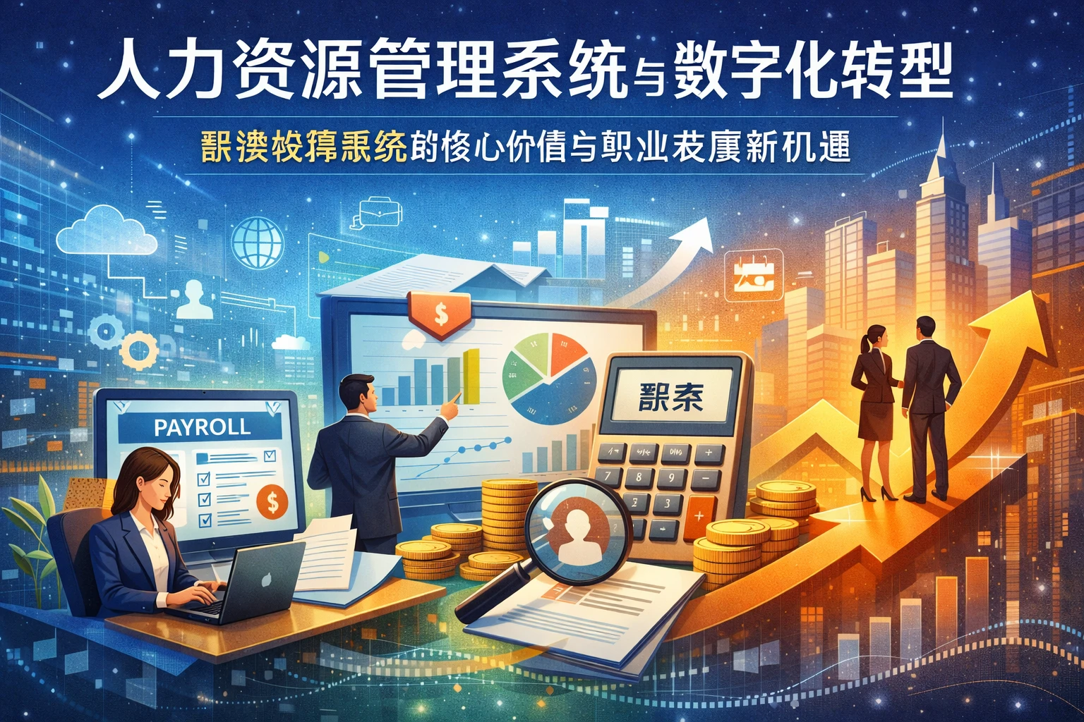 人力资源管理系统与数字化转型：薪资核算系统的核心价值与职业发展新机遇