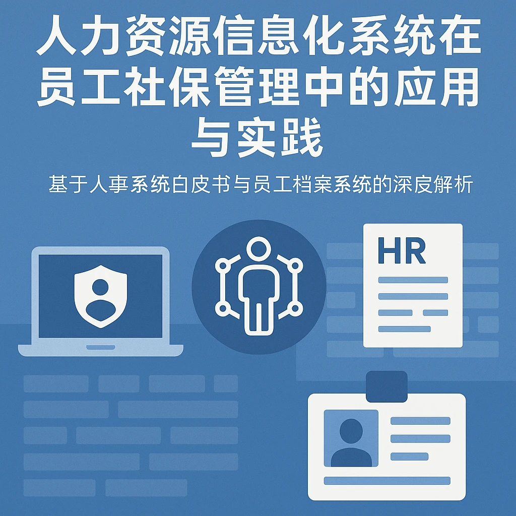 人力资源信息化系统在员工社保管理中的应用与实践——基于人事系统白皮书与员工档案系统的深度解析