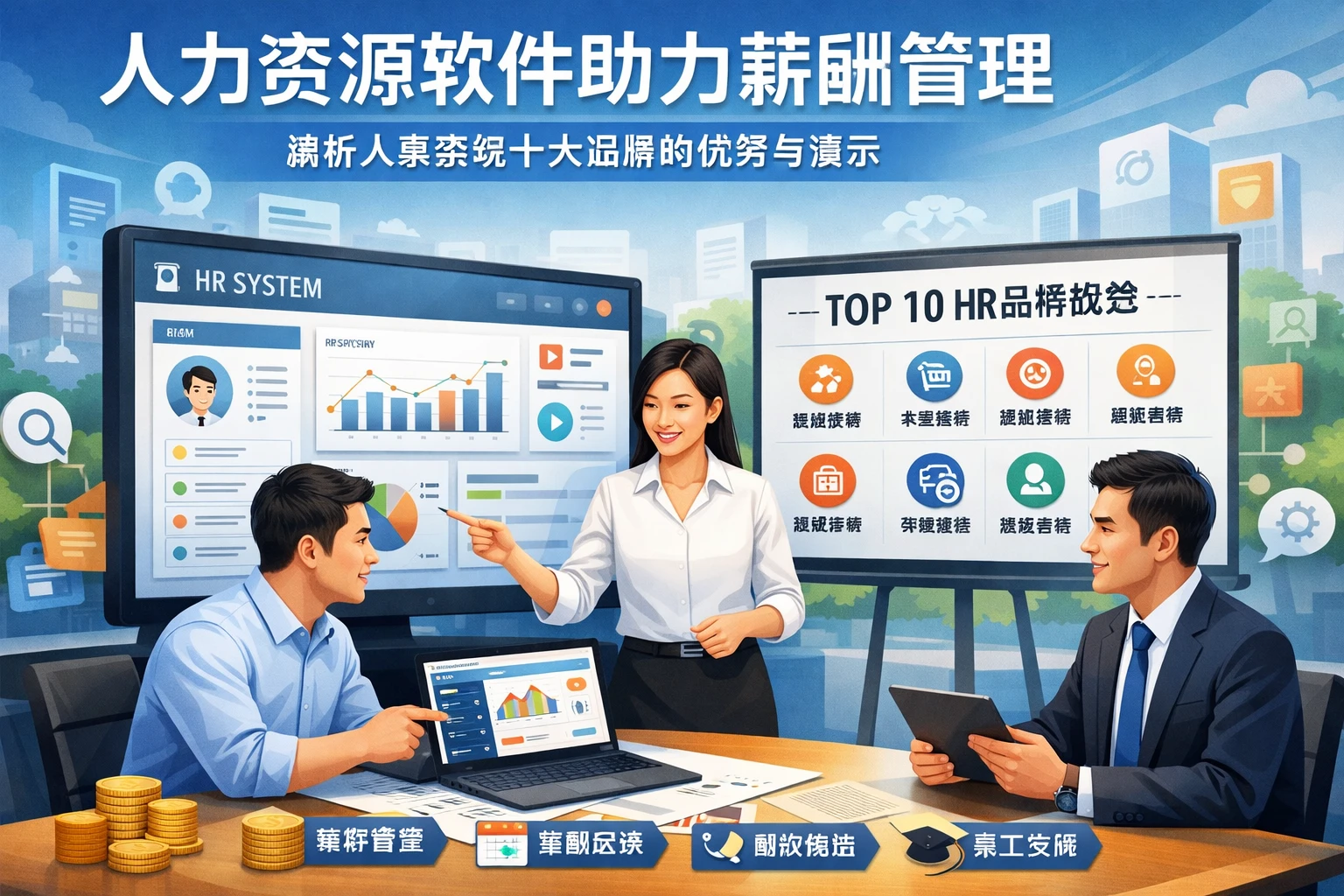 人力资源软件助力薪酬管理：解析人事系统十大品牌的优势与演示