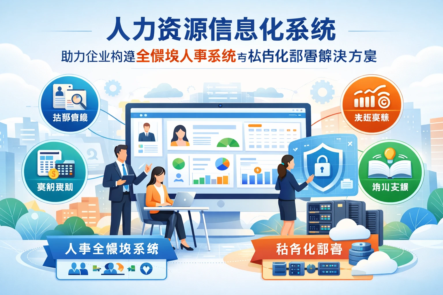 人力资源信息化系统助力企业构建全模块人事系统与私有化部署解决方案