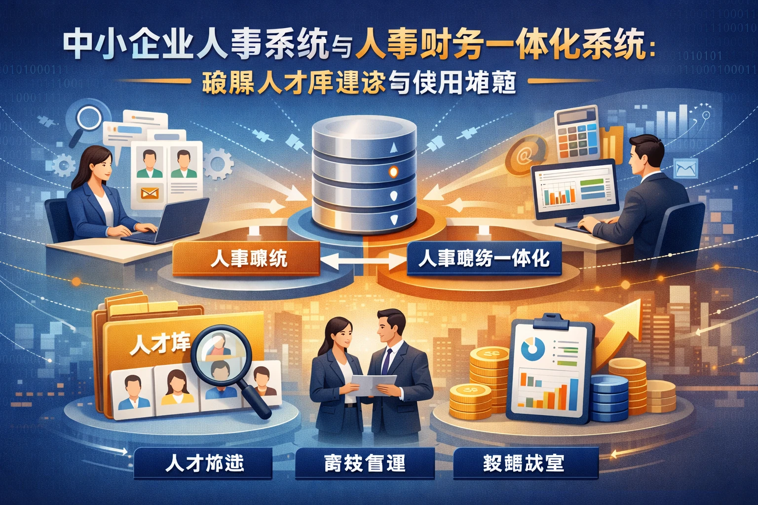 中小企业人事系统与人事财务一体化系统：破解人才库建设与使用难题