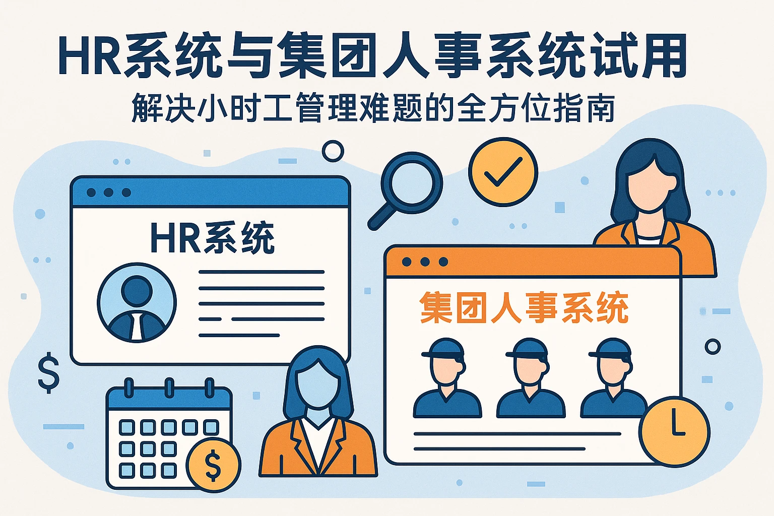 HR系统与集团人事系统试用：解决小时工管理难题的全方位指南