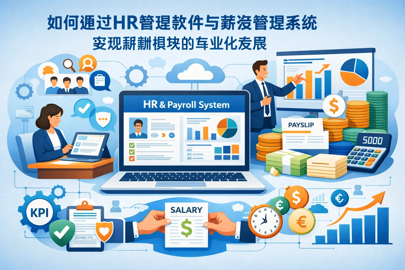 如何通过HR管理软件与薪资管理系统实现薪酬模块的专业化发展