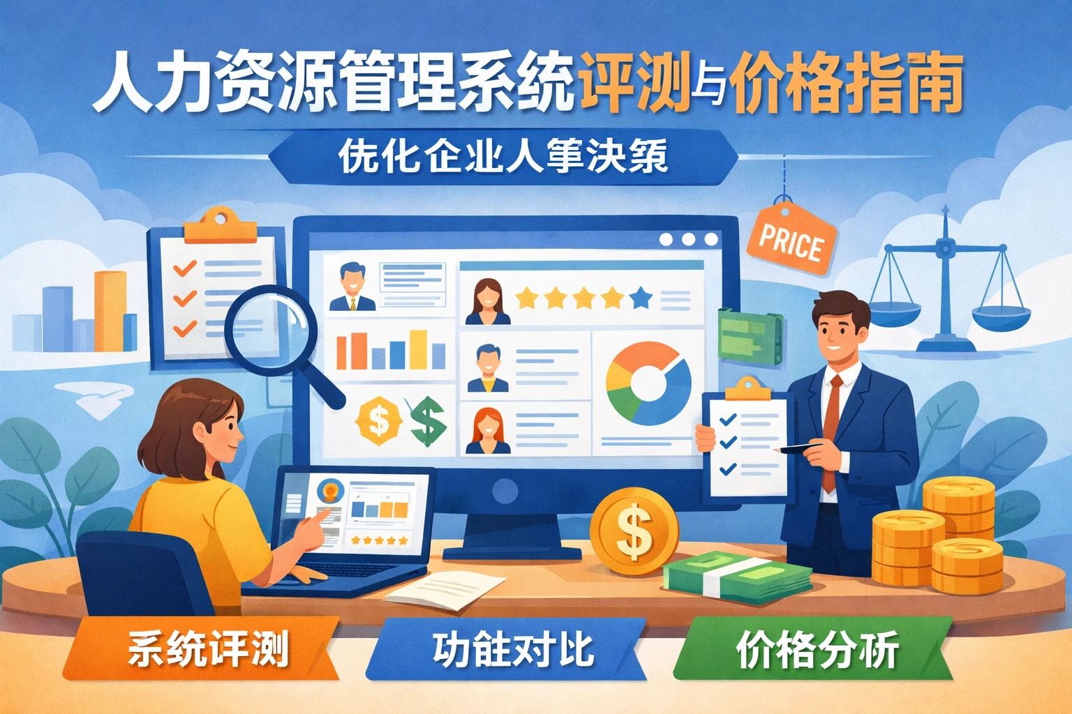 人力资源管理系统评测与价格指南:优化企业人事决策