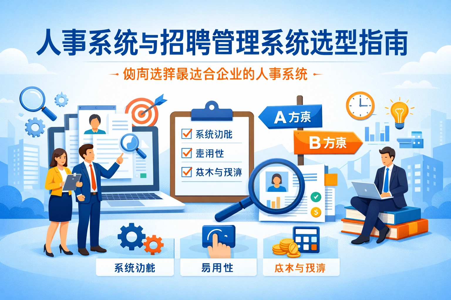 人事系统与招聘管理系统选型指南:如何选择最适合企业的人事系统