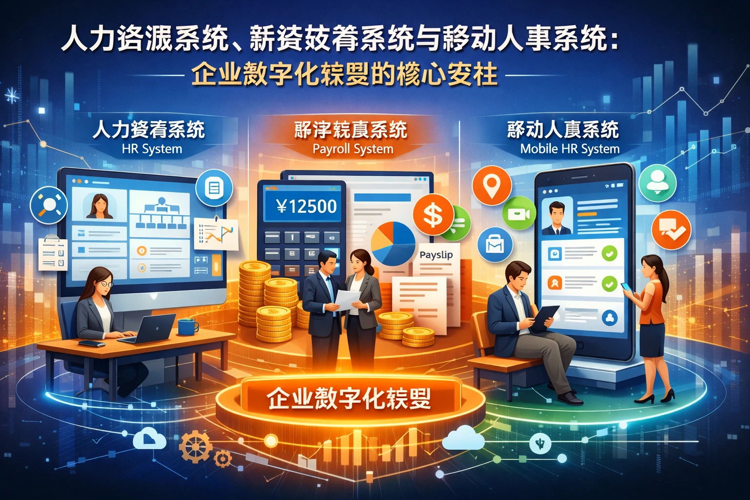 人力资源系统、薪资核算系统与移动人事系统：企业数字化转型的核心支柱