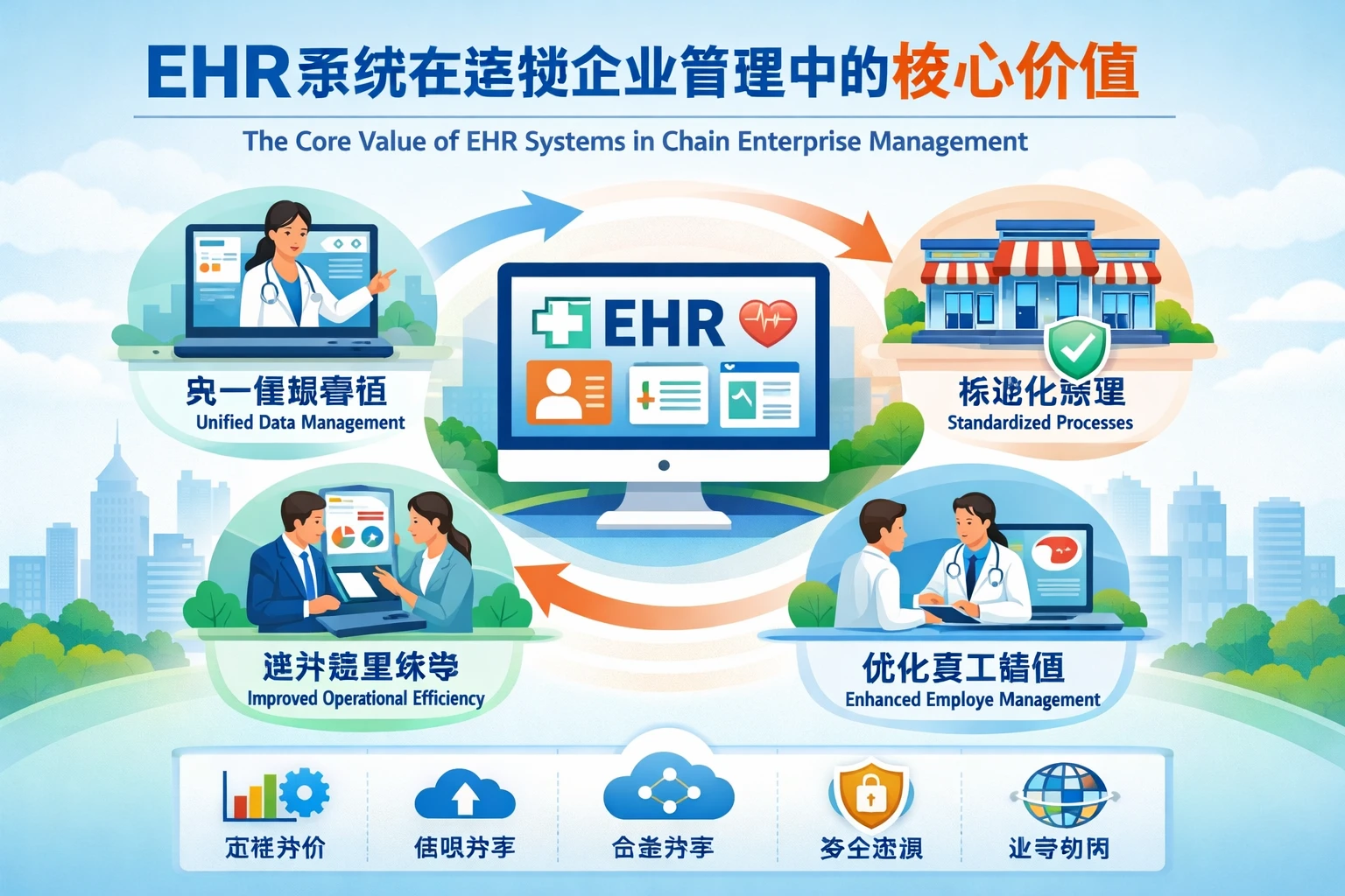 EHR系统在连锁企业管理中的核心价值
