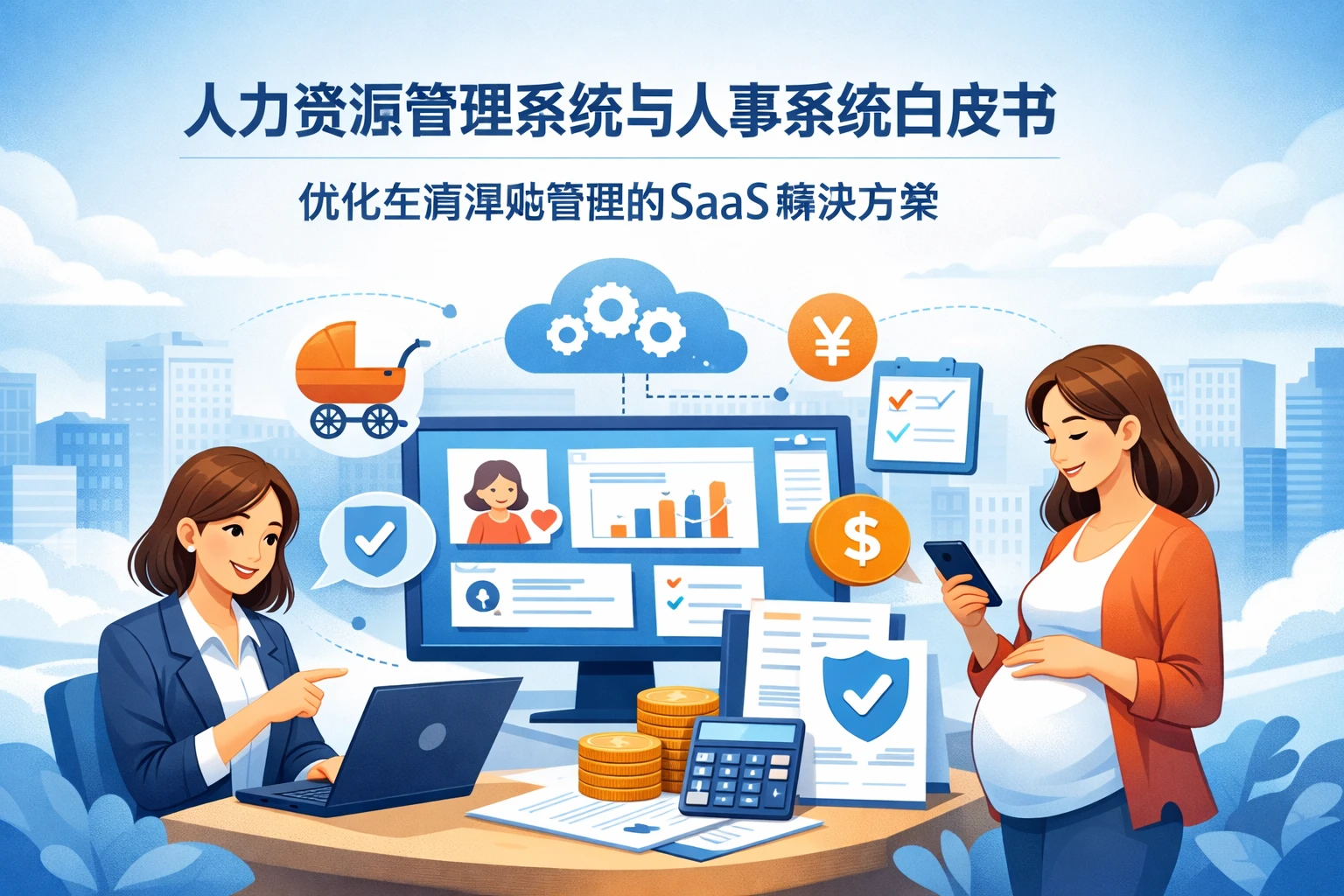 人力资源管理系统与人事系统白皮书：优化生育津贴管理的SaaS解决方案