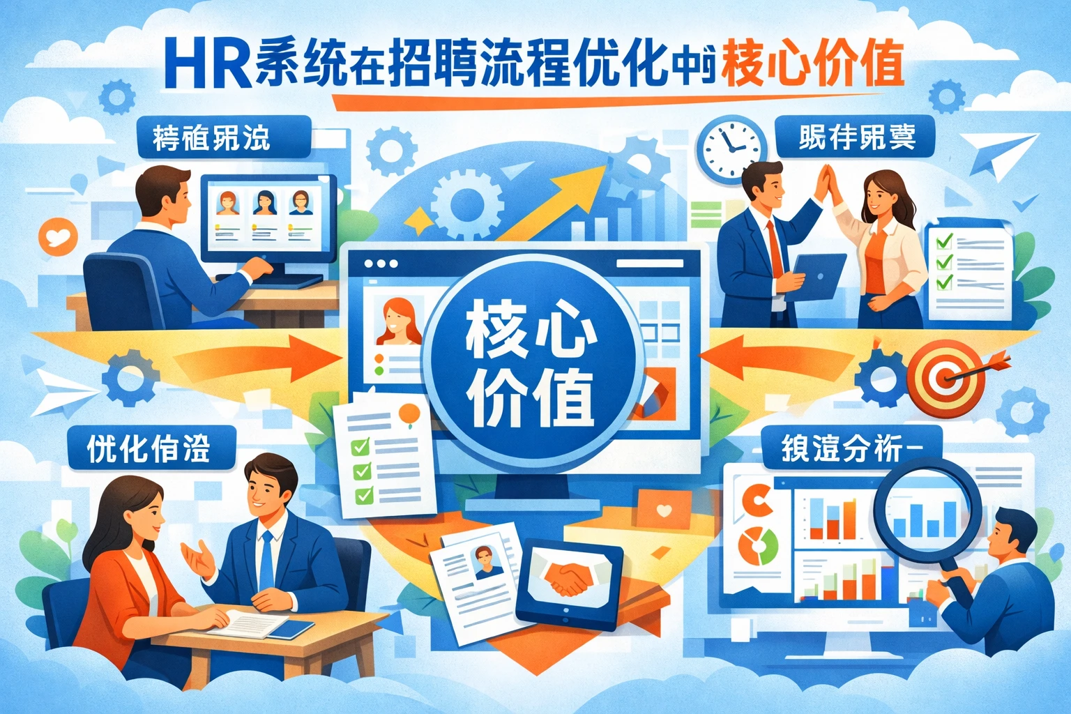 HR系统在招聘流程优化中的核心价值