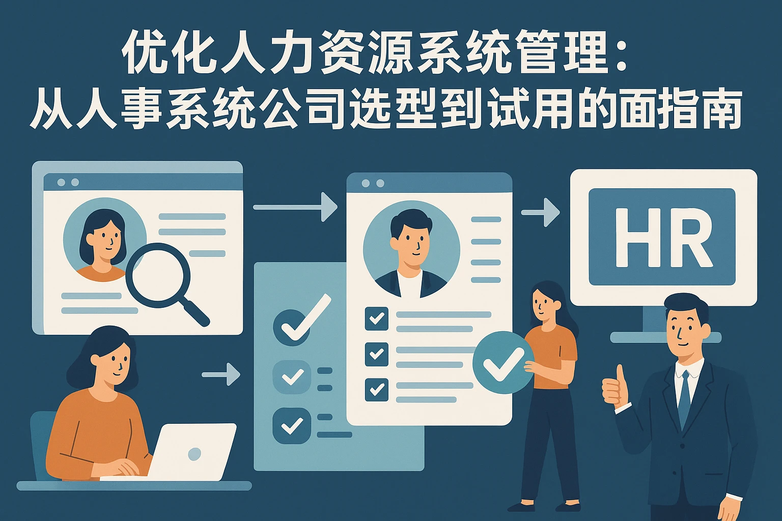 优化人力资源系统管理:从人事系统公司选型到试用的全面指南