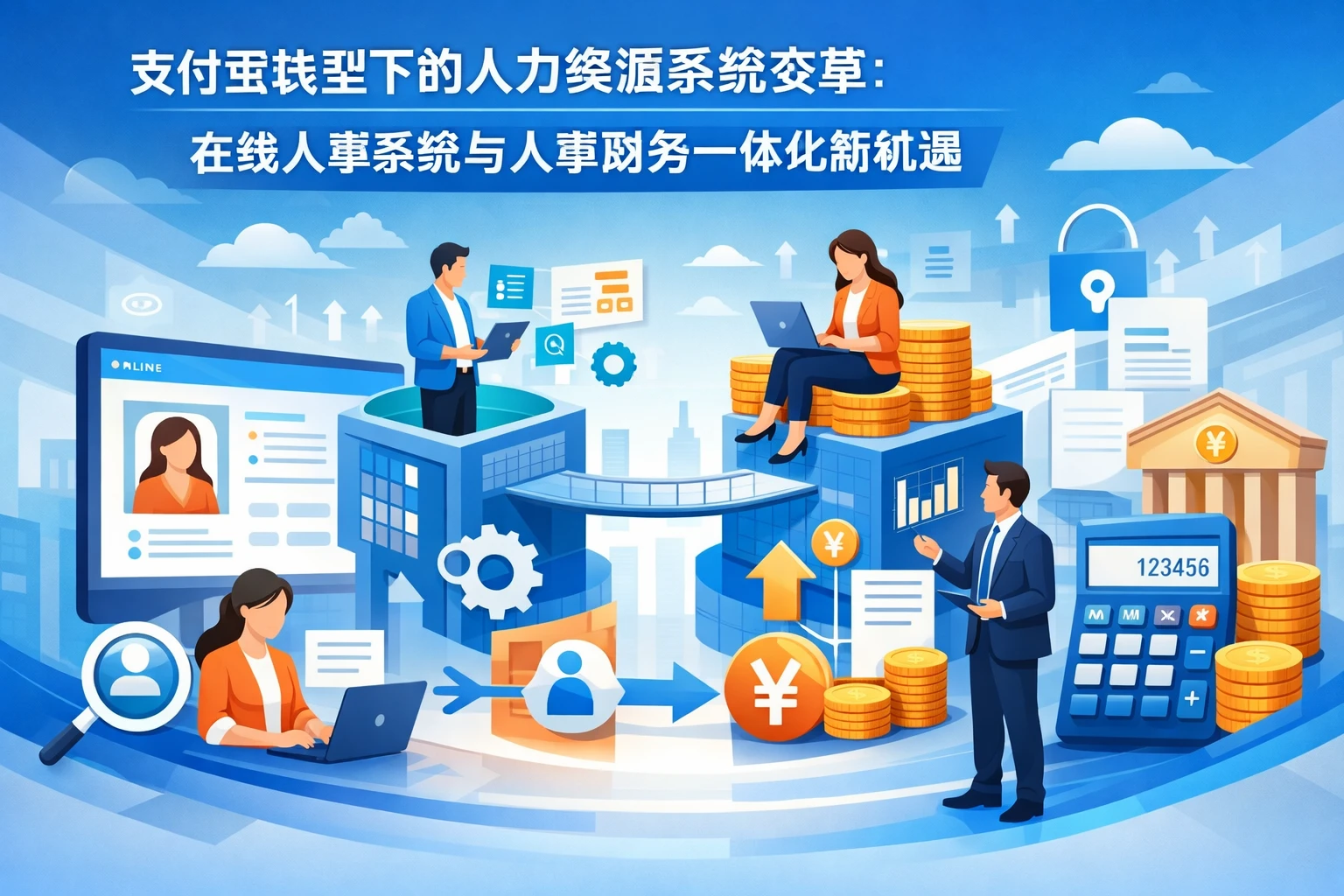 支付宝转型下的人力资源系统变革：在线人事系统与人事财务一体化新机遇