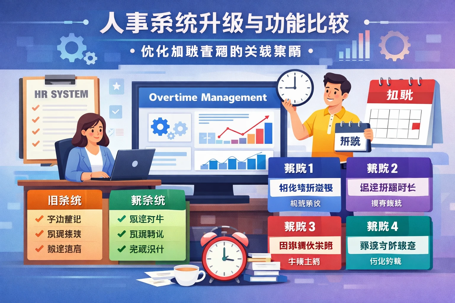 人事系统升级与功能比较：优化加班管理的关键策略