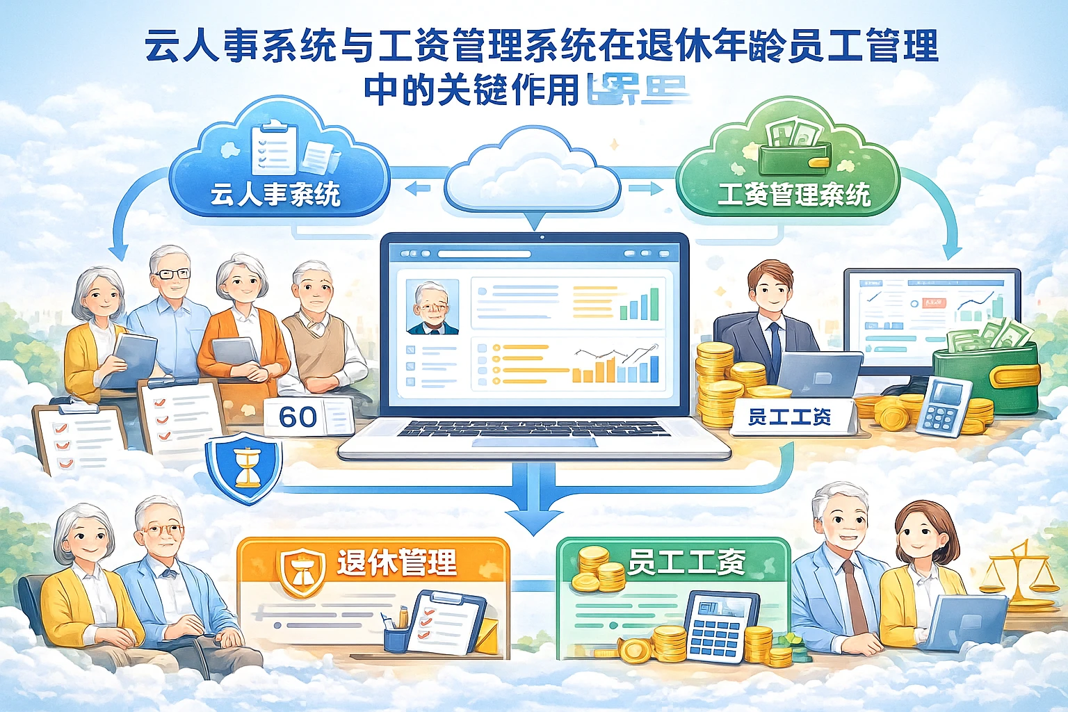 云人事系统与工资管理系统在退休年龄员工管理中的关键作用