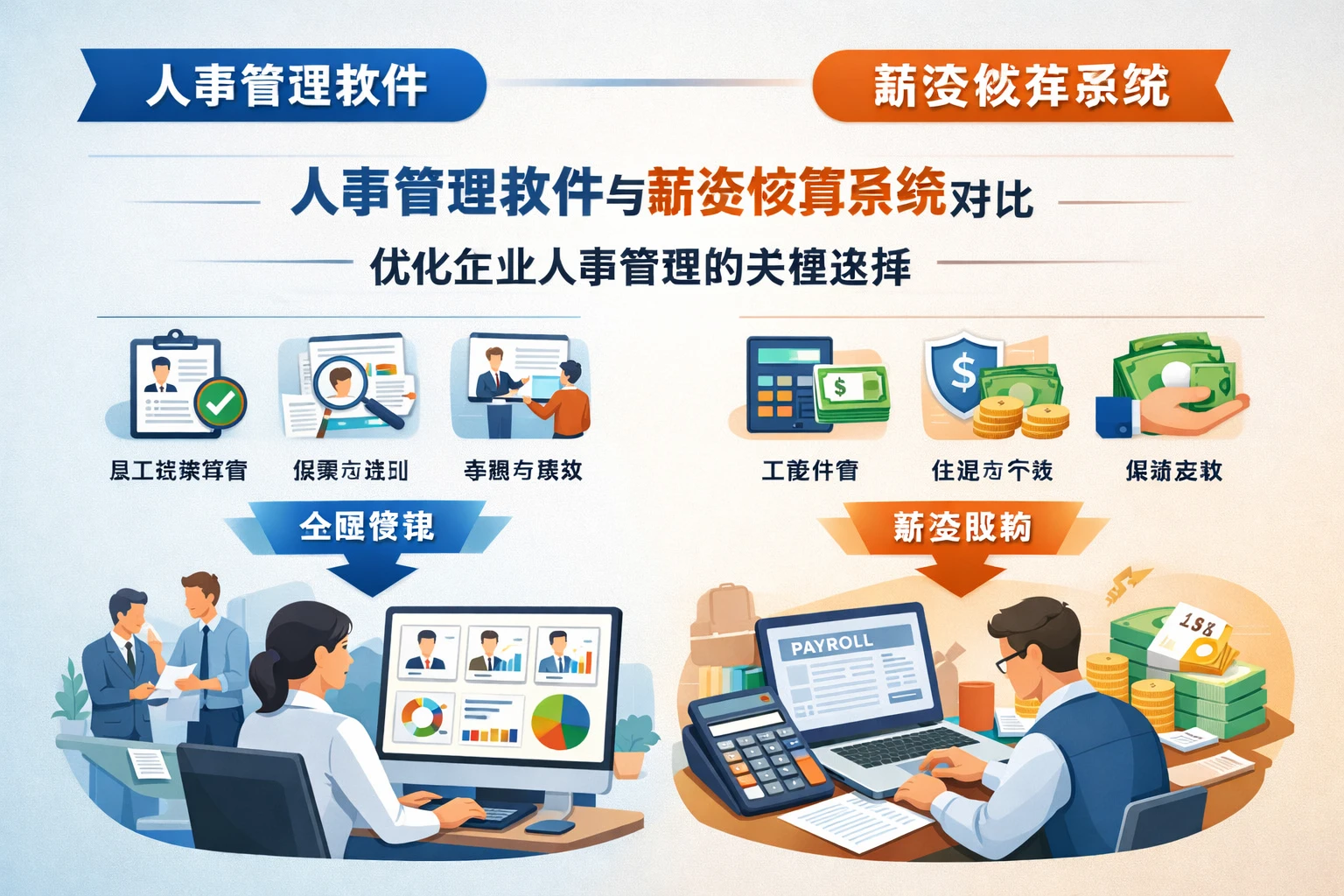 人事管理软件与薪资核算系统对比：优化企业人事管理的关键选择