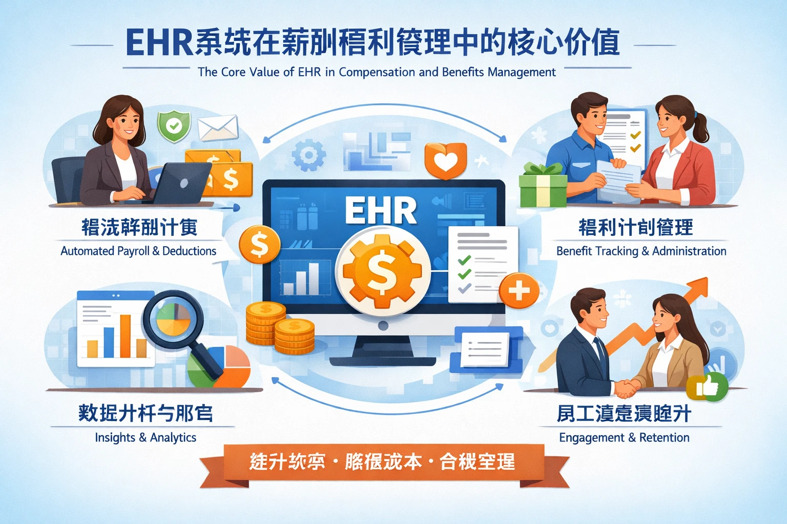 EHR系统在薪酬福利管理中的核心价值