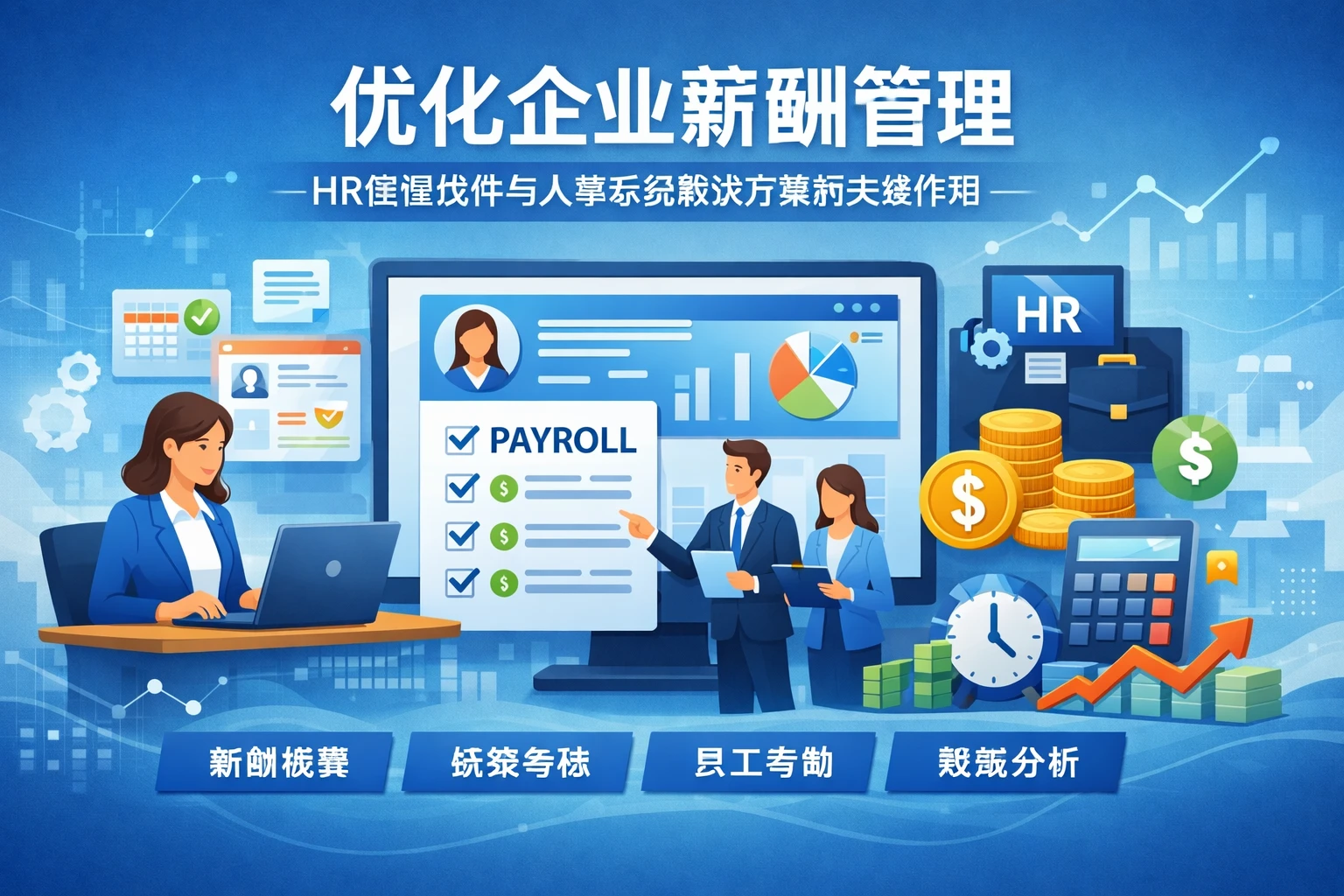 优化企业薪酬管理:HR管理软件与人事系统解决方案的关键作用