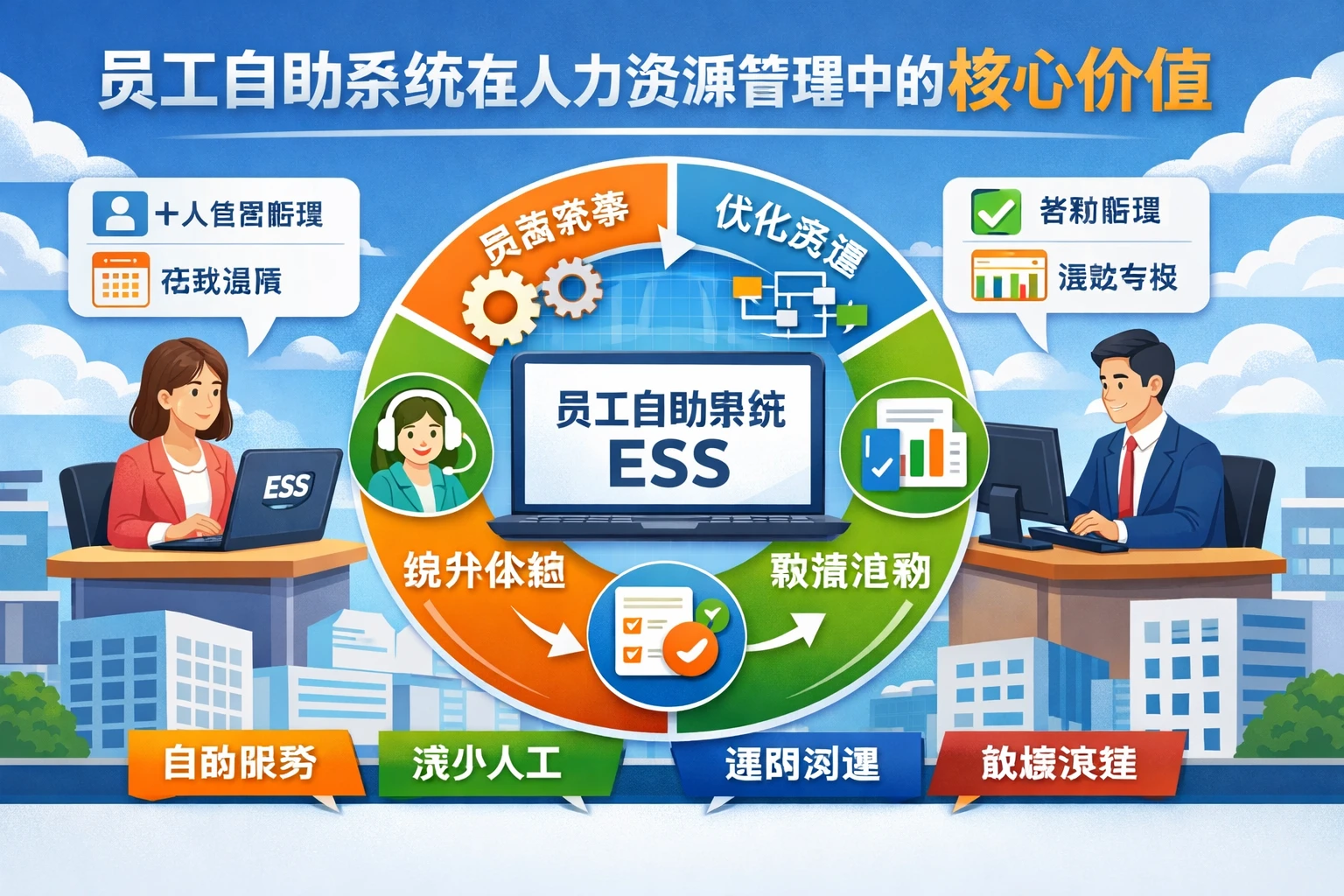 员工自助系统在人力资源管理中的核心价值