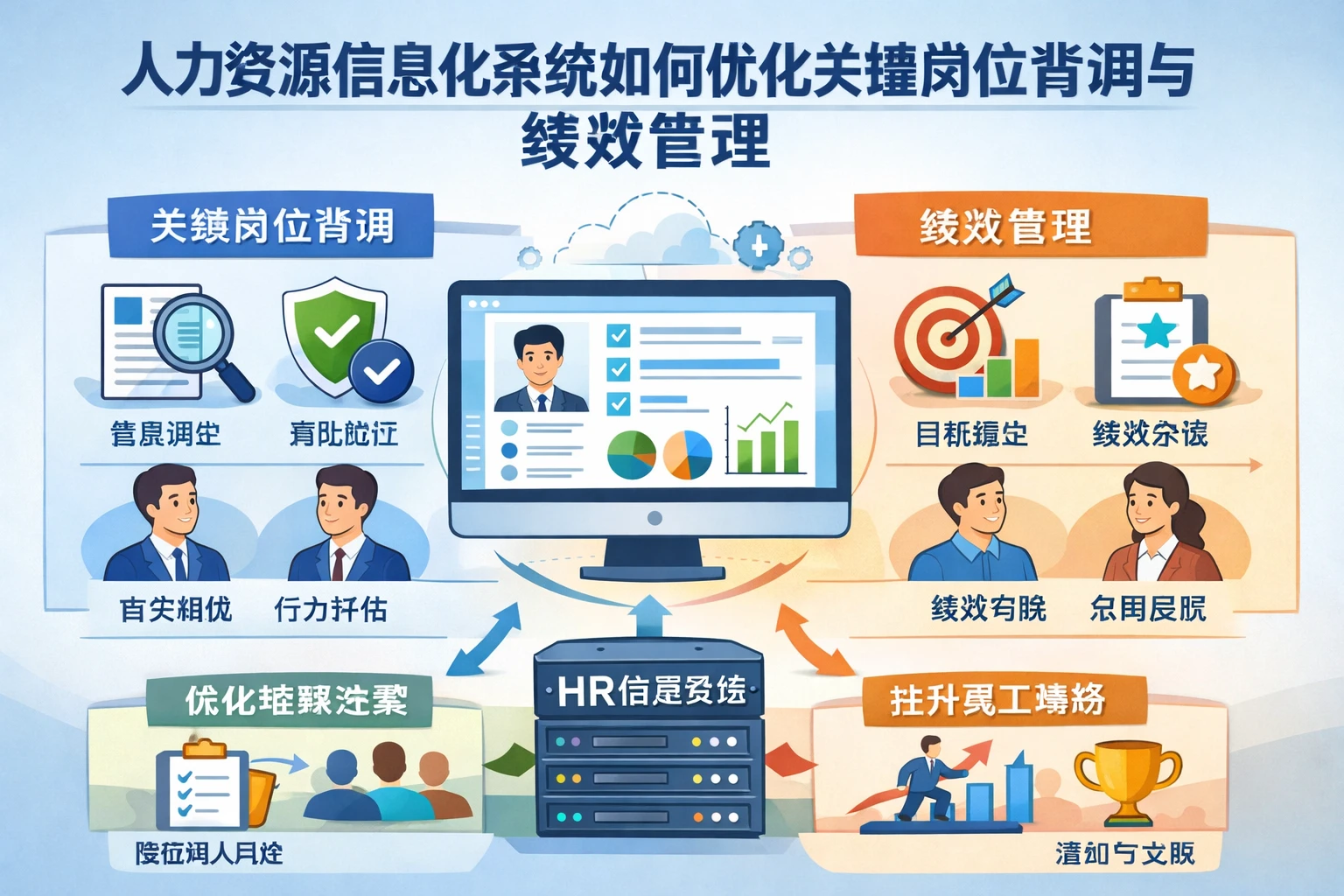 人力资源信息化系统如何优化关键岗位背调与绩效管理