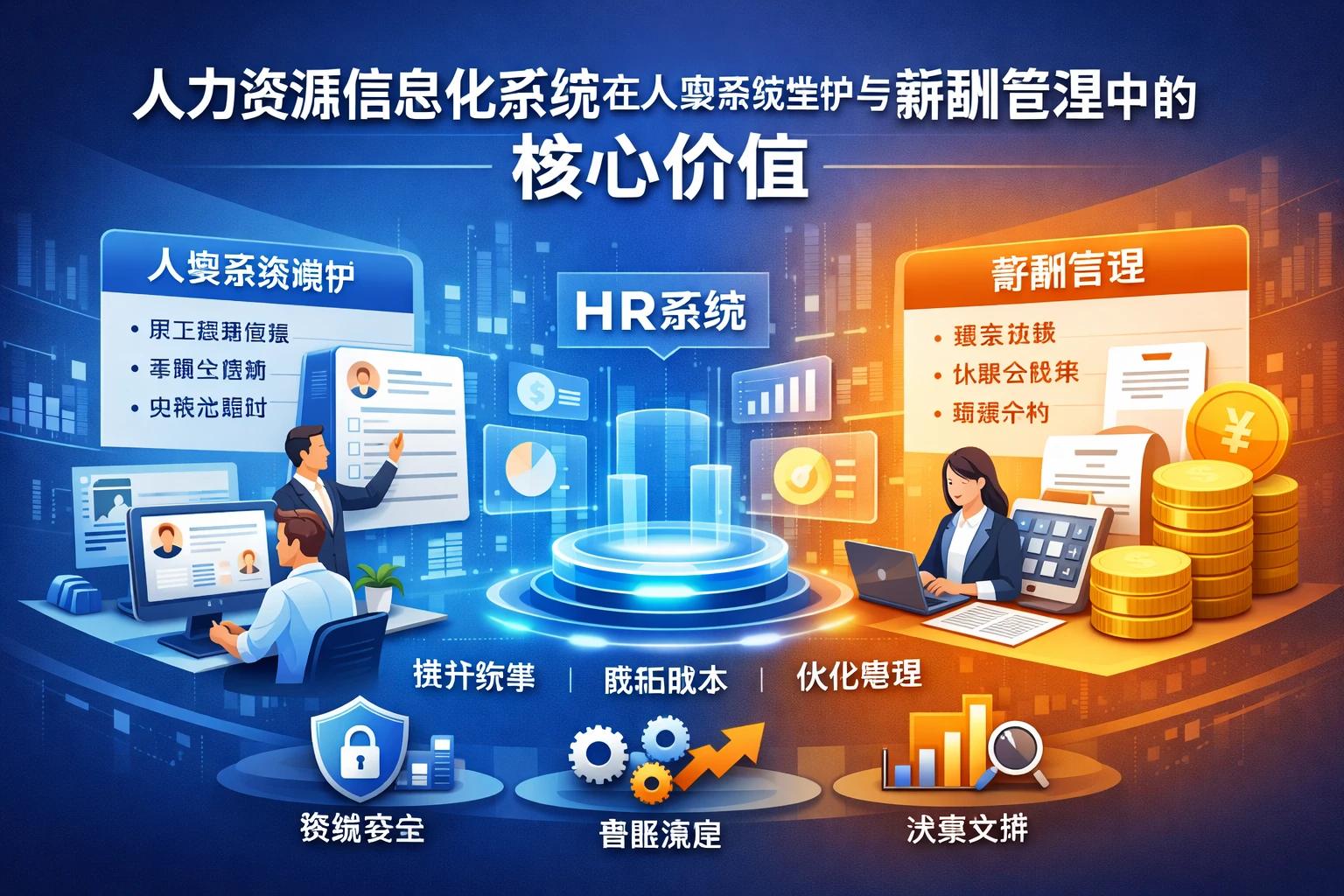 人力资源信息化系统在人事系统维护与薪酬管理中的核心价值