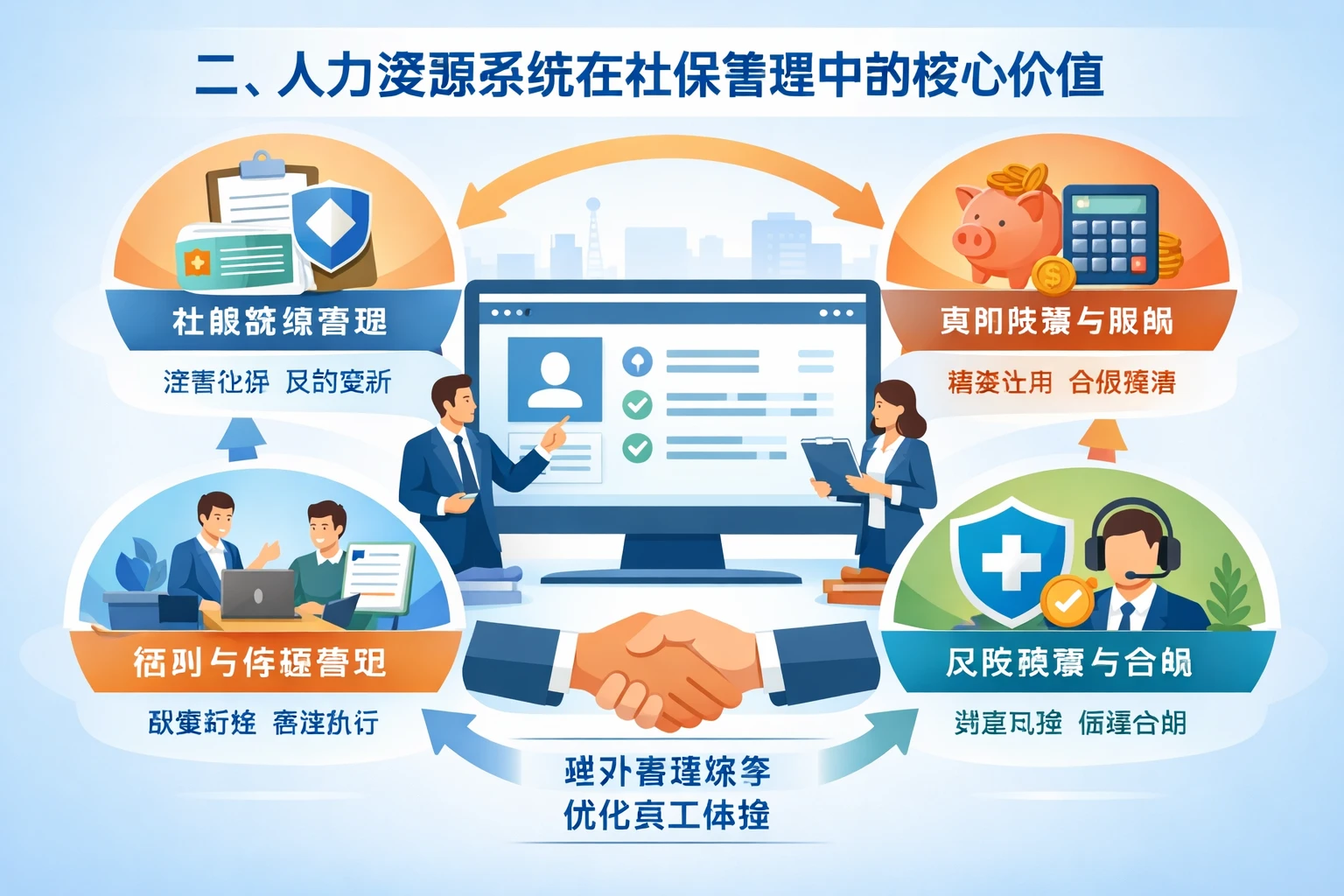 二、人力资源系统在社保管理中的核心价值