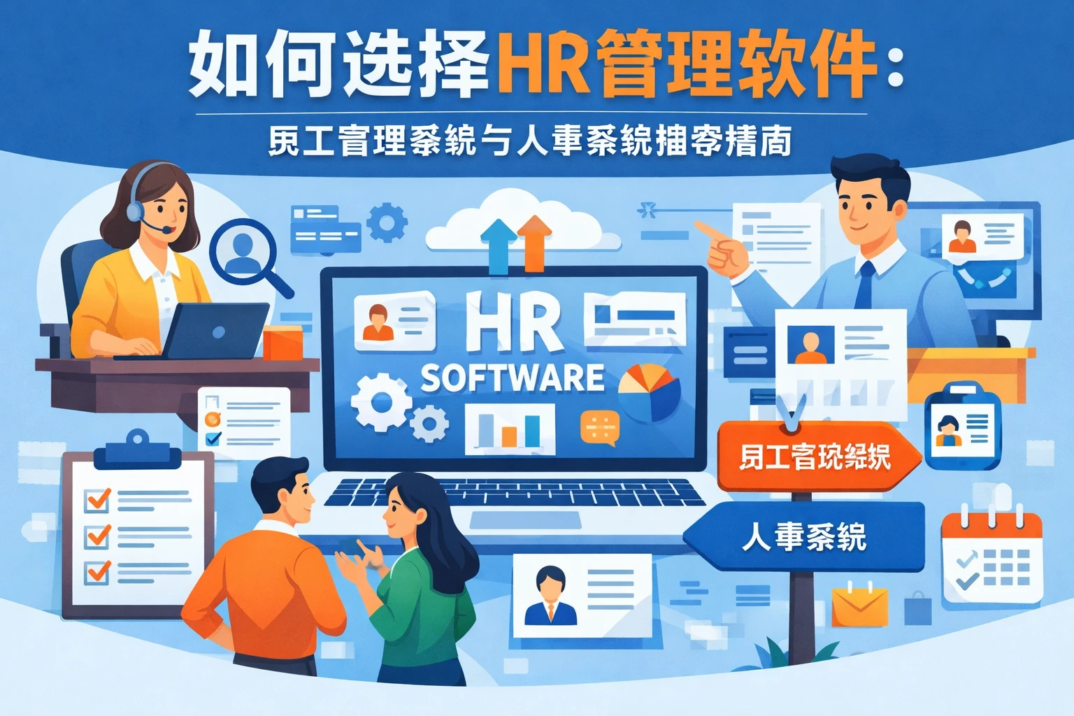 如何选择HR管理软件：员工管理系统与人事系统推荐指南