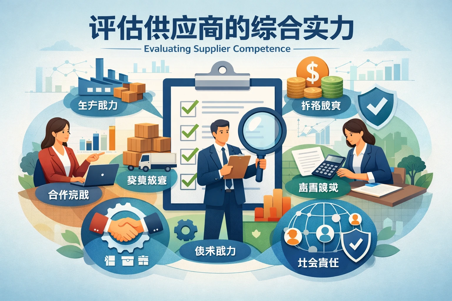 评估供应商的综合实力