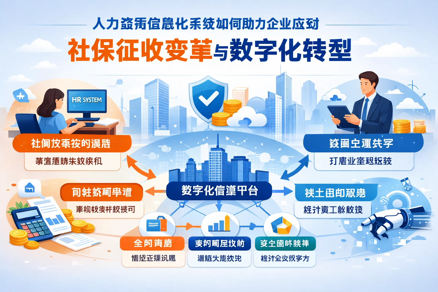 人力资源信息化系统如何助力企业应对社保征收变革与数字化转型