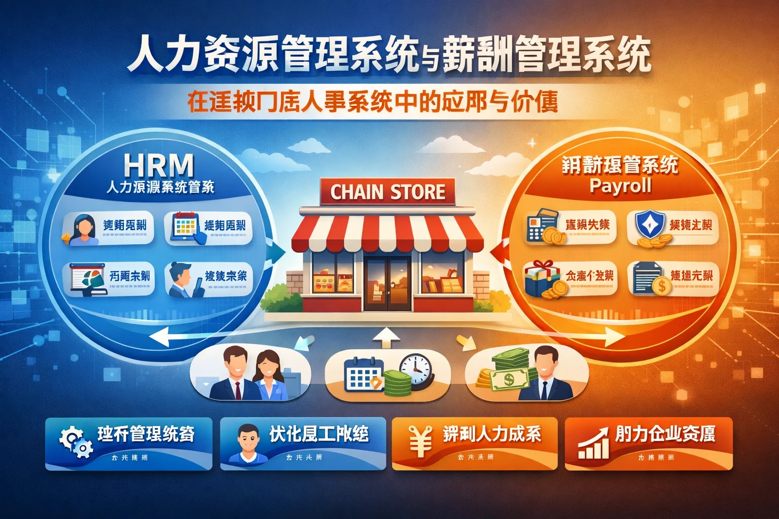 人力资源管理系统与薪酬管理系统在连锁门店人事系统中的应用与价值