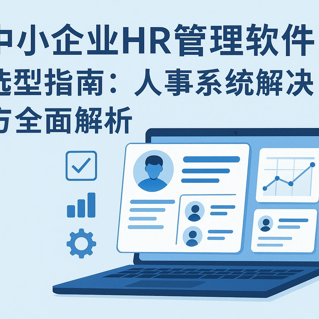 中小企业HR管理软件选型指南:人事系统解决方案全面解析