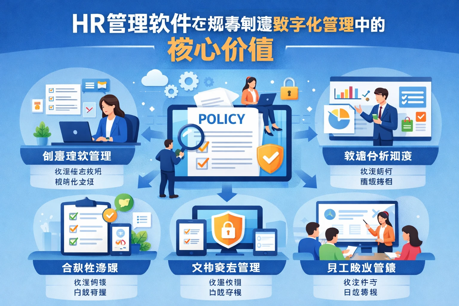 HR管理软件在规章制度数字化管理中的核心价值