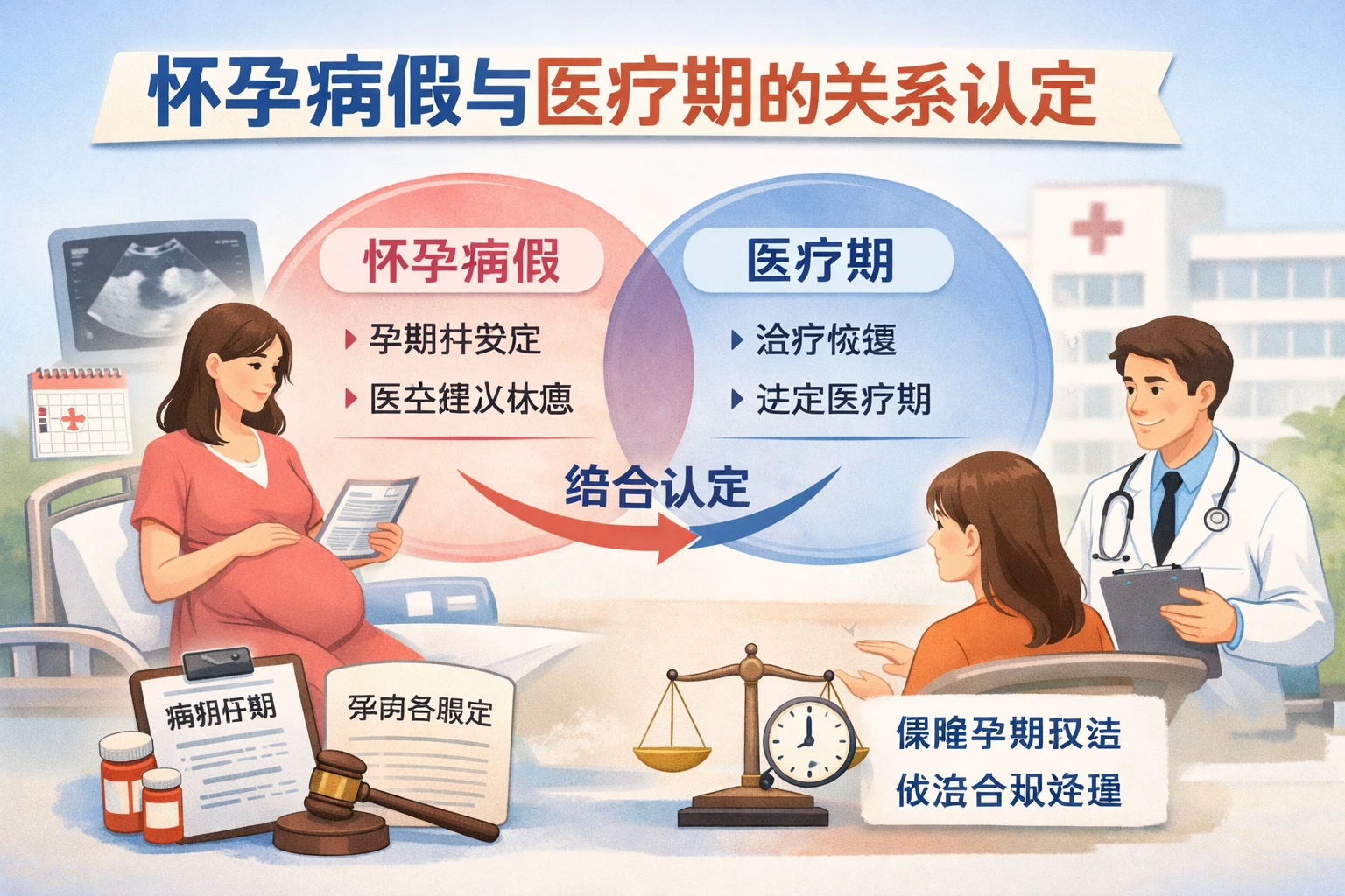 怀孕病假与医疗期的关系认定