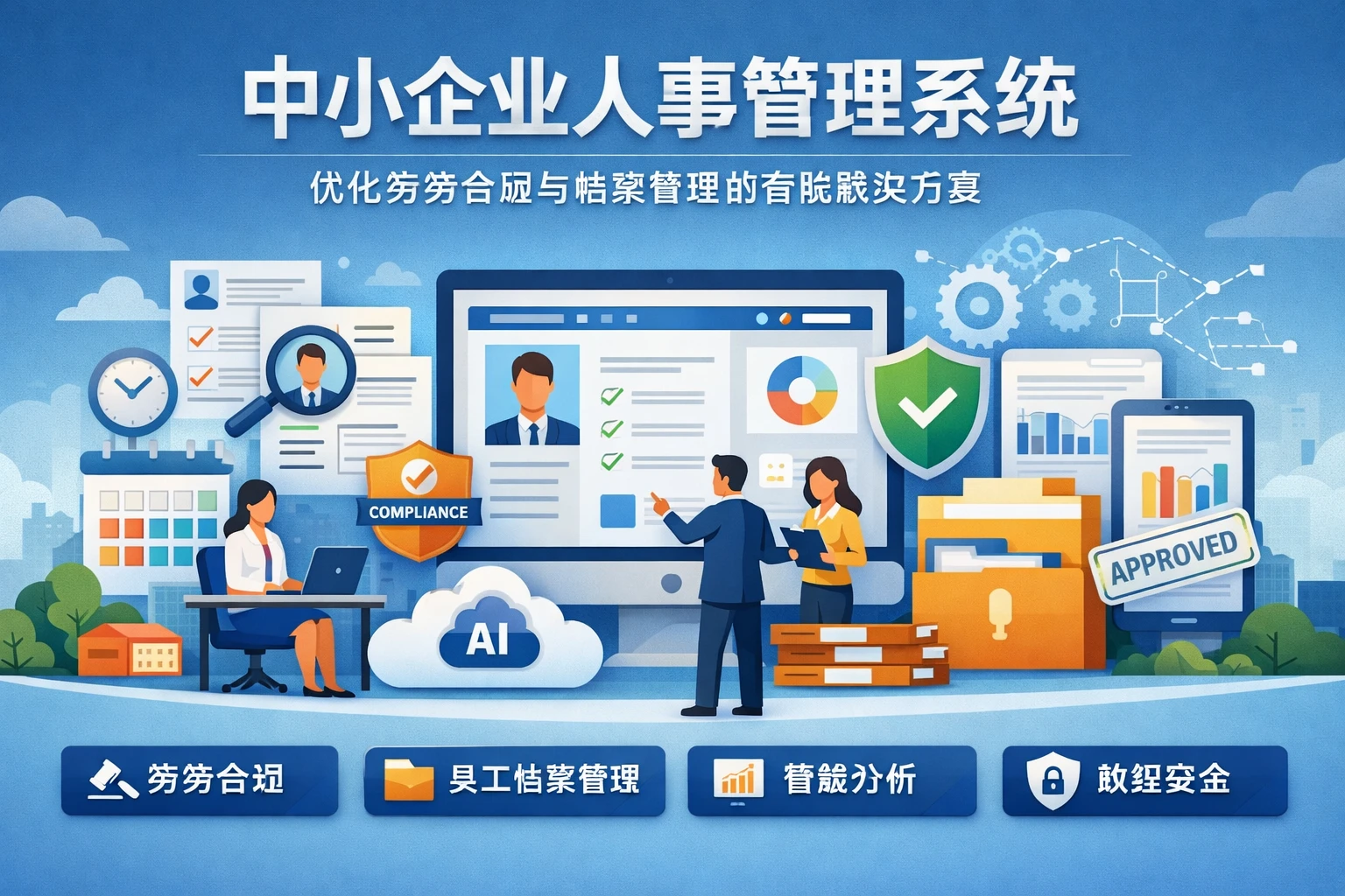 中小企业人事管理系统：优化劳务合规与档案管理的智能解决方案