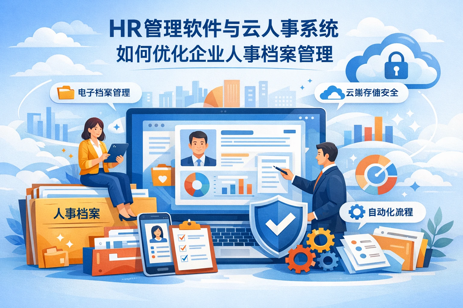 HR管理软件与云人事系统如何优化企业人事档案管理