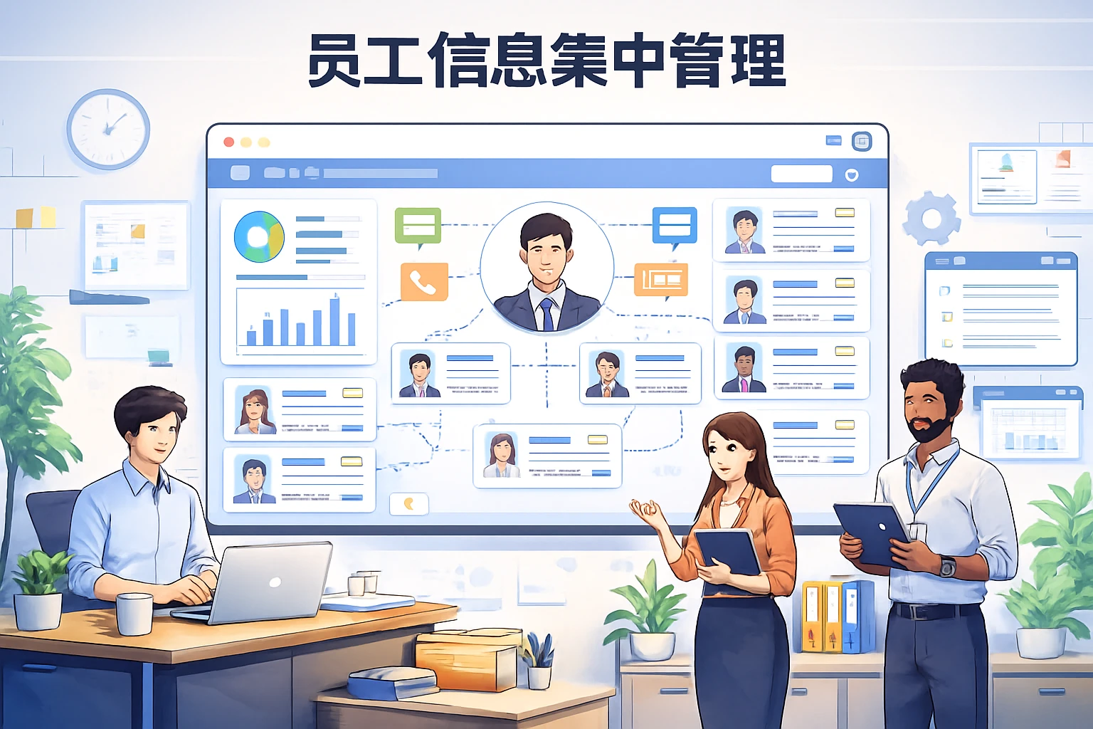 员工信息集中管理