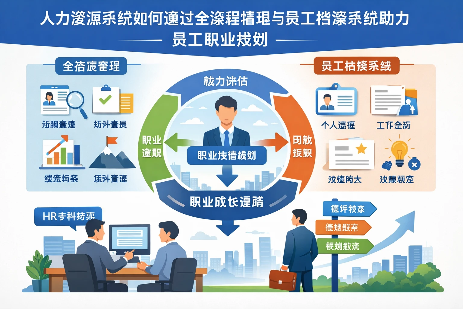 人力资源系统如何通过全流程管理与员工档案系统助力员工职业规划