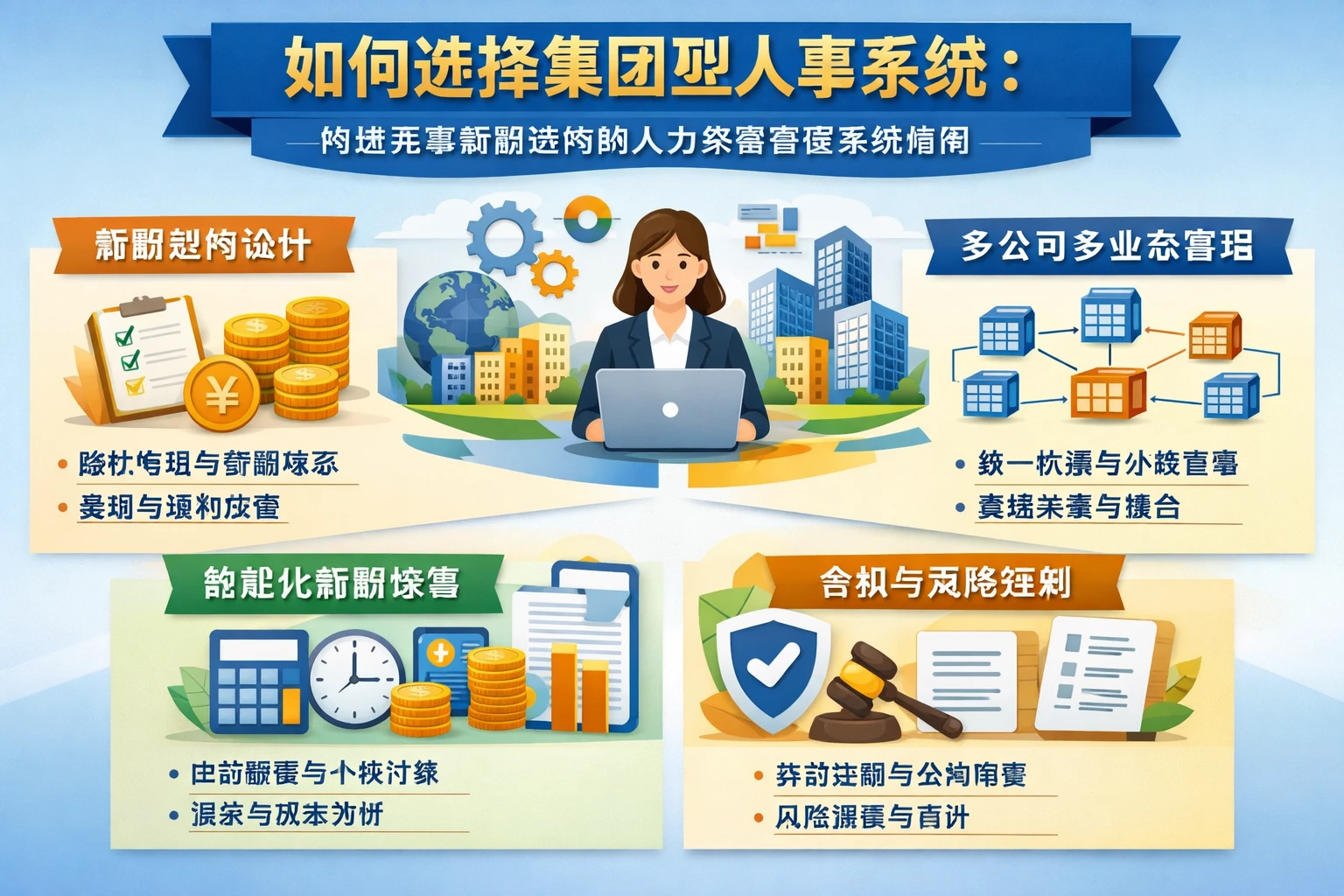 如何选择集团型人事系统：构建完善薪酬结构的人力资源管理系统指南