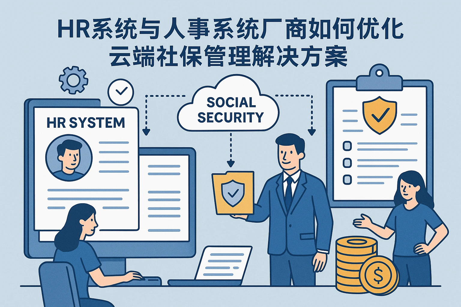 HR系统与人事系统厂商如何优化云端社保管理解决方案
