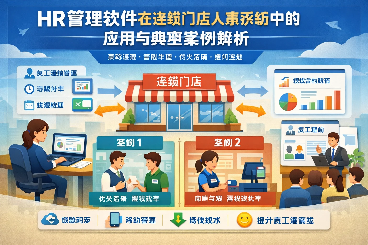 HR管理软件在连锁门店人事系统中的应用与典型案例解析